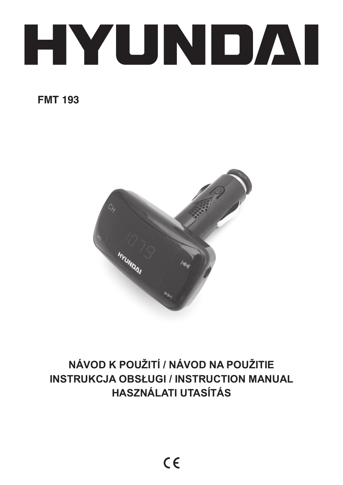 Hyundai FMT 193 User Manual