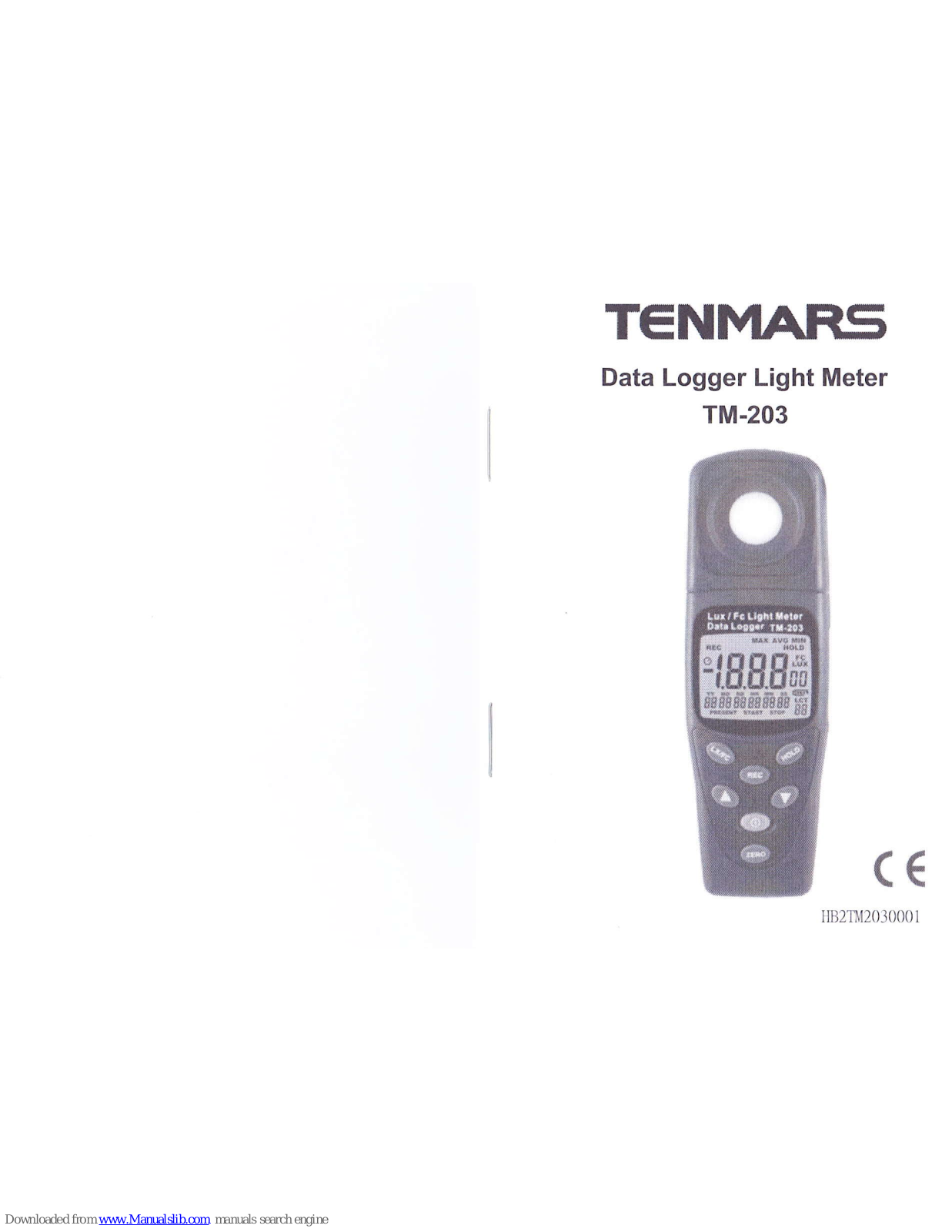 Tenmars TM-203 User Manual - ManualMachine.com