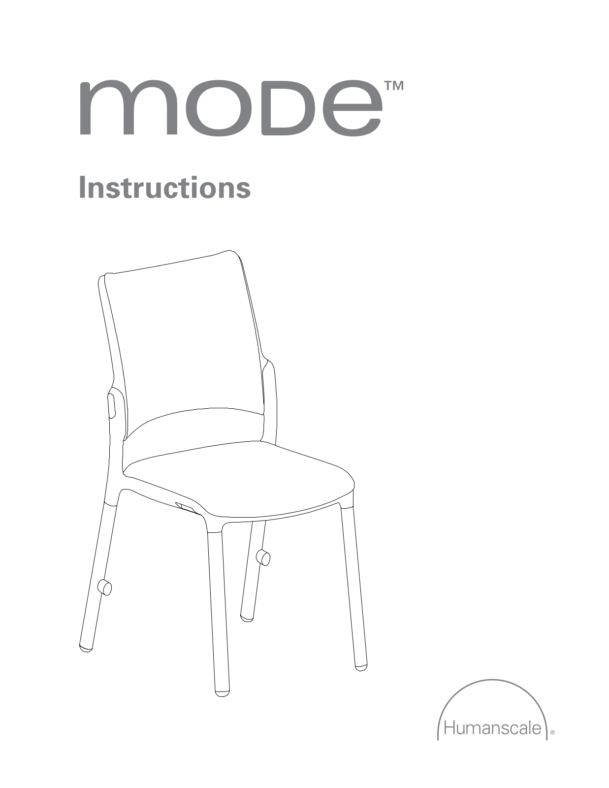 Humanscale Mode User Manual