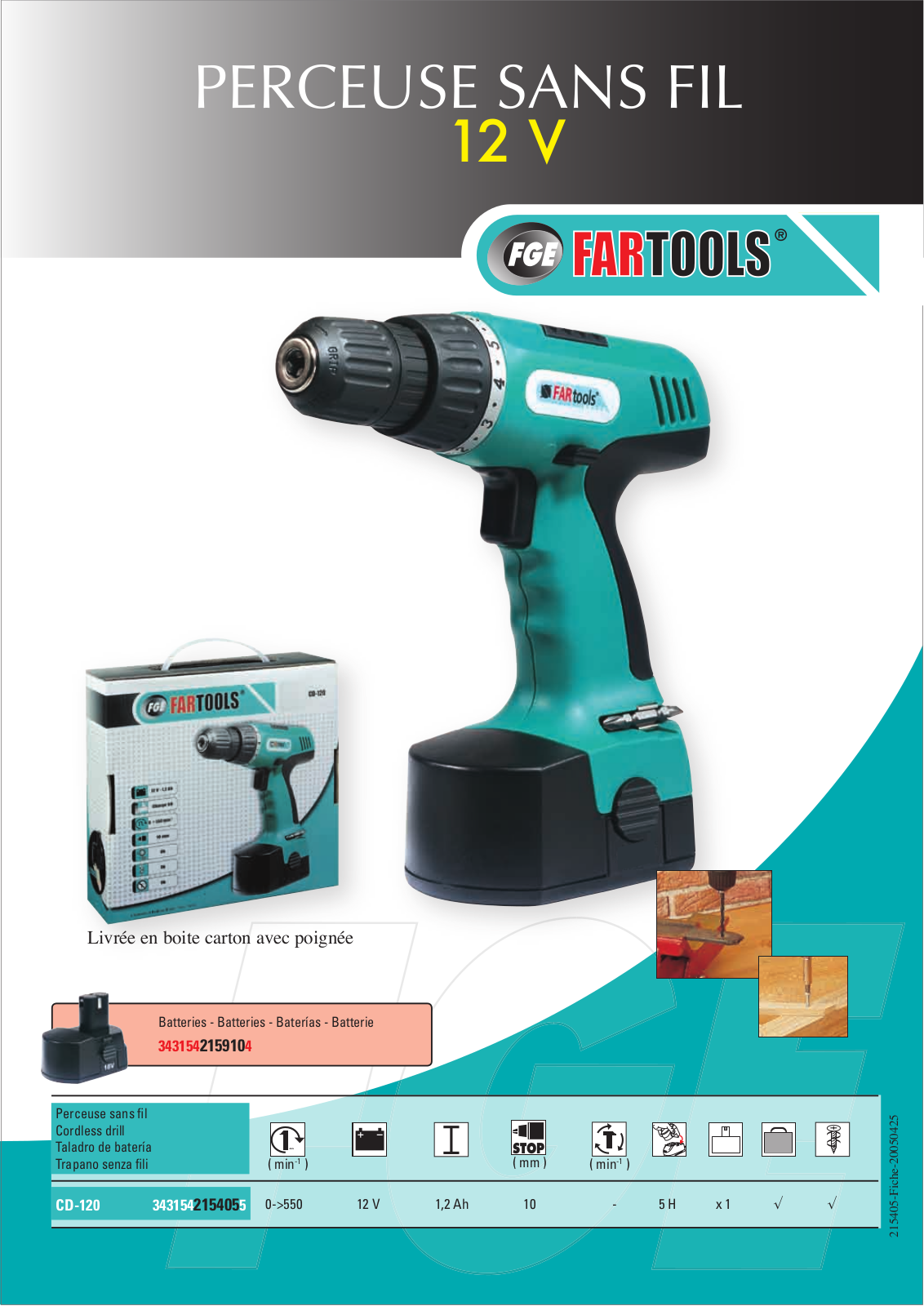 Fartools CD 120 User Manual