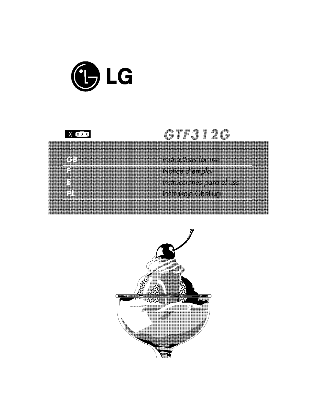 LG GTF312G Owner's Manual