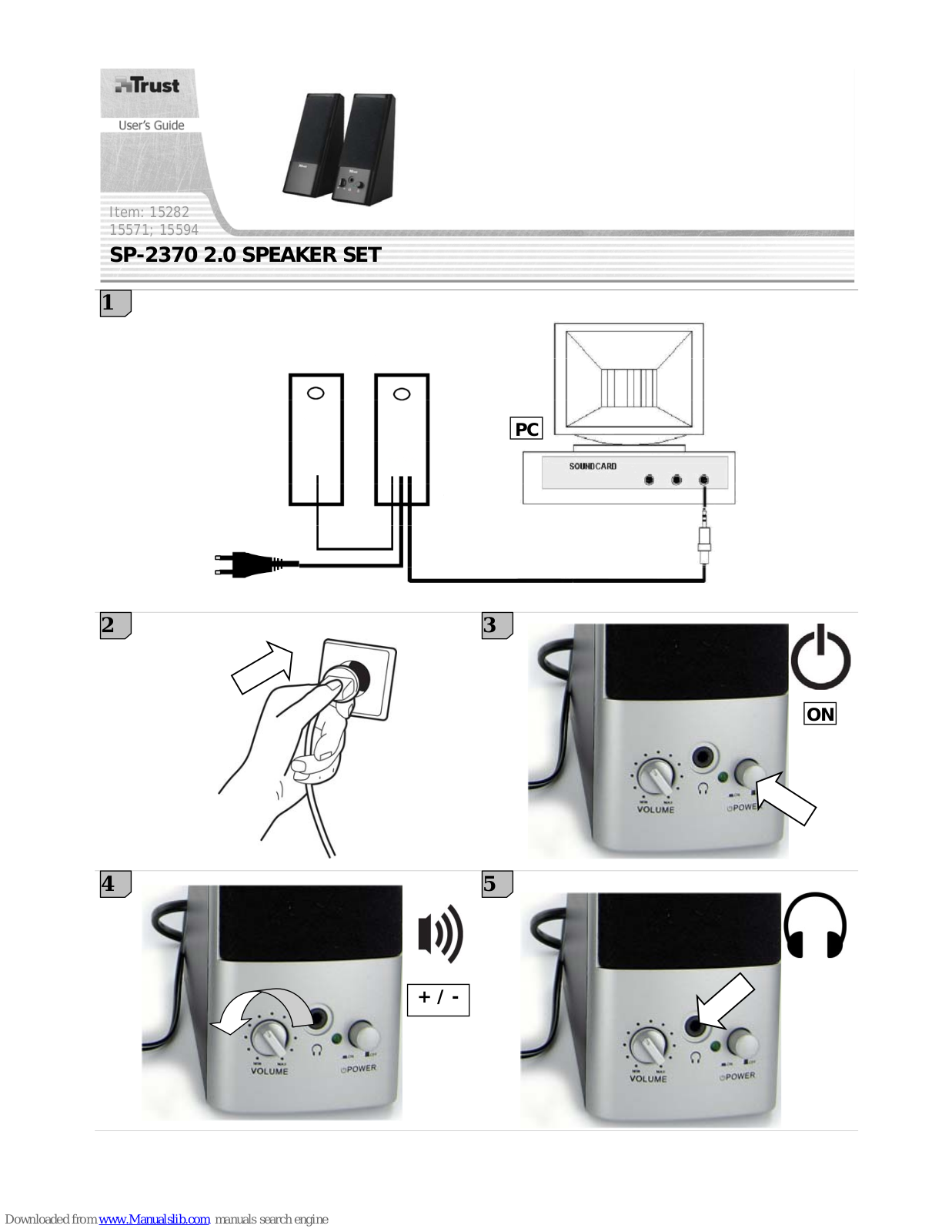 Trust SP-2370 User Manual