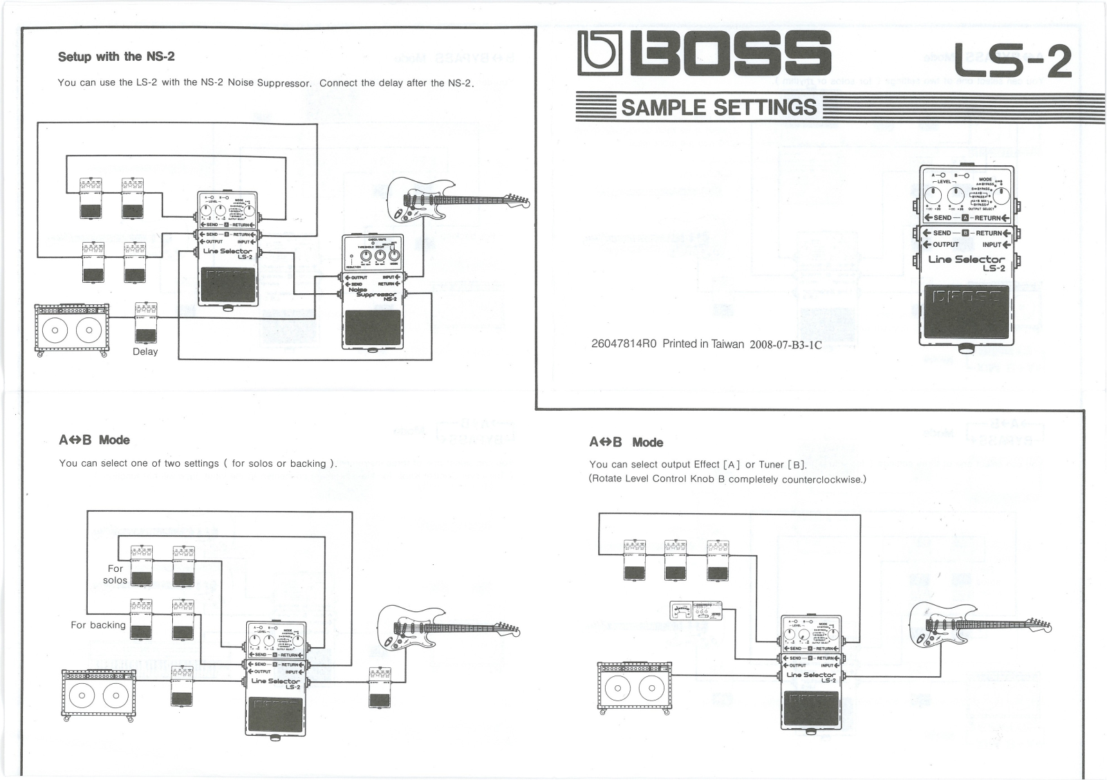 Roland LS-2 User Manual