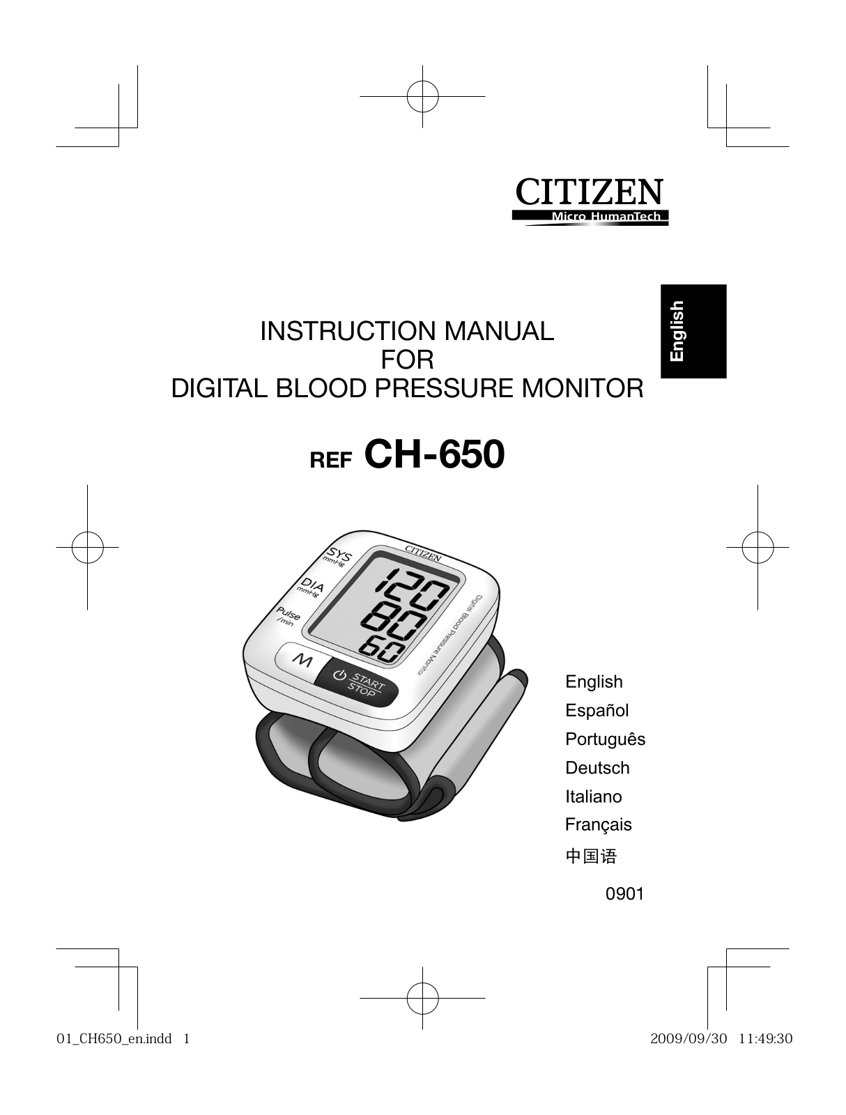 Citizen REF CH-650 User Manual