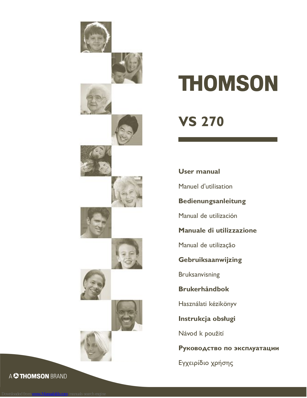 THOMSON VS 270 User Manual