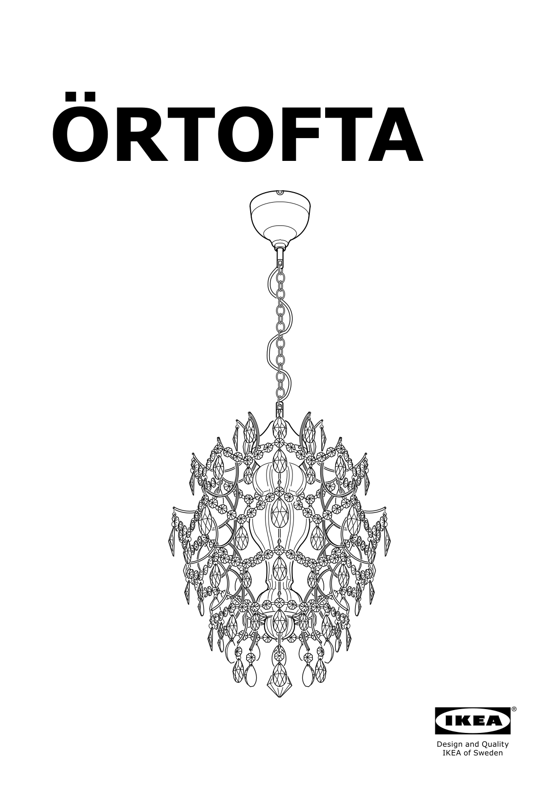 IKEA ORTOFTA User Manual