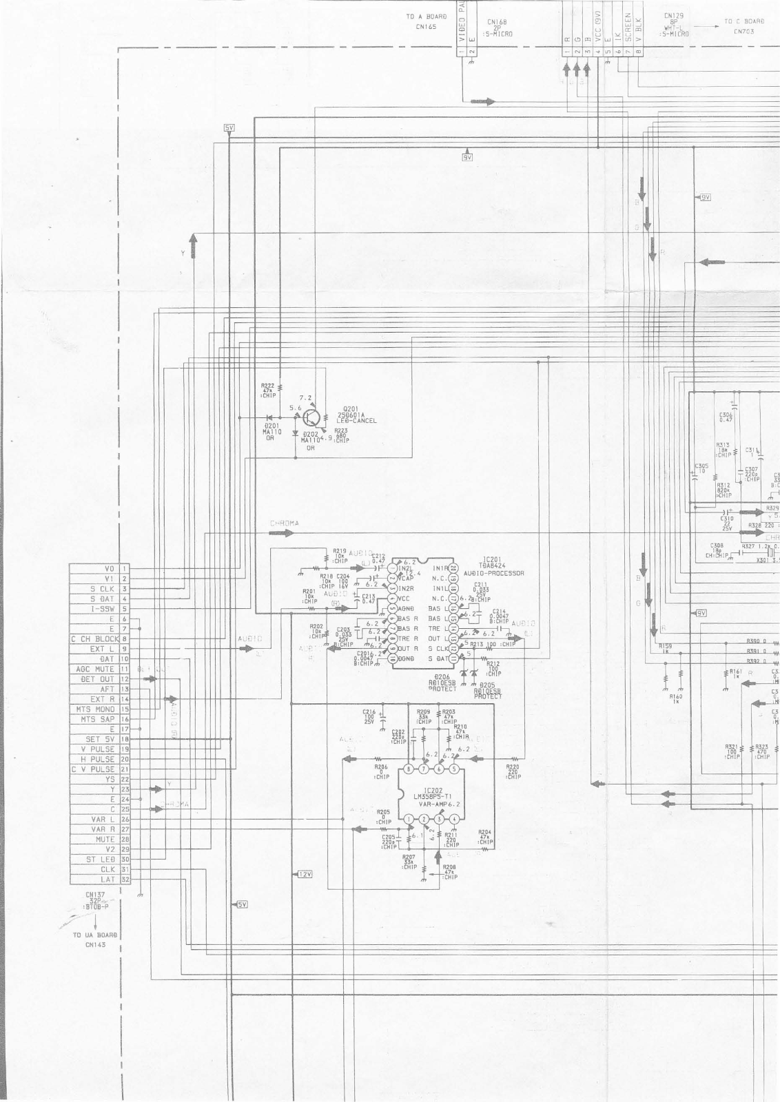 Sony kv2959t Diagram