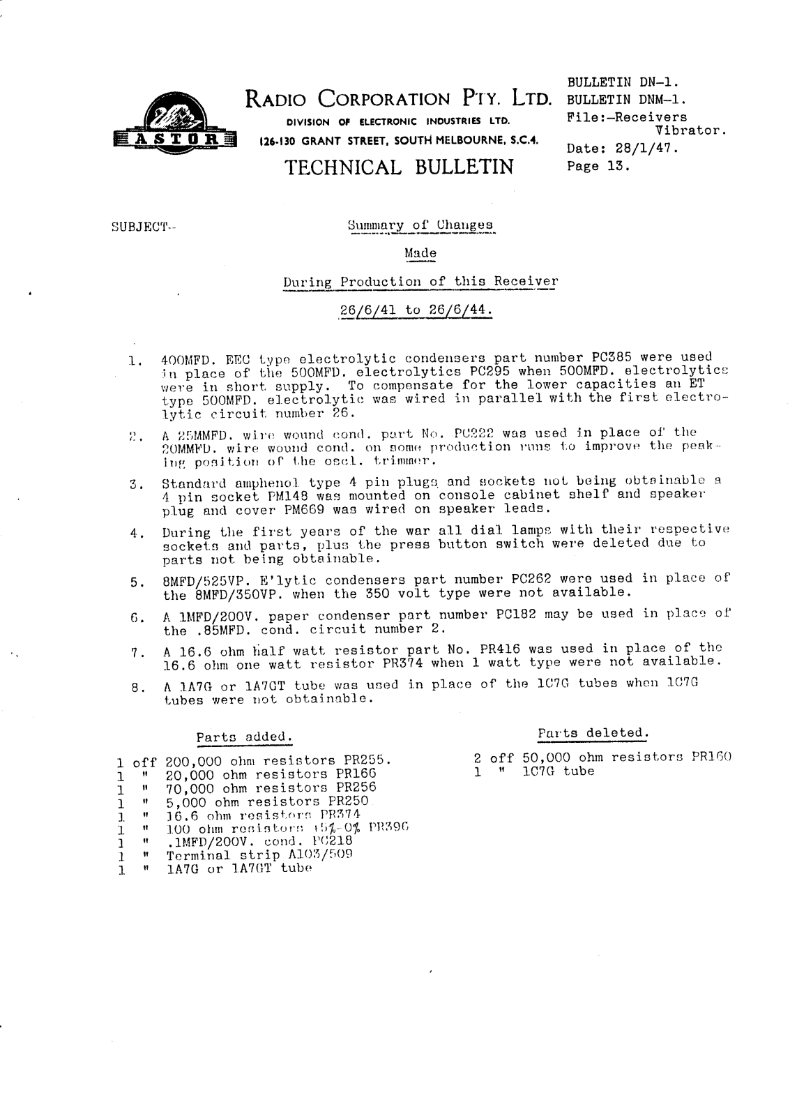 Astor DN, DNM Diagram - ManualMachine.com