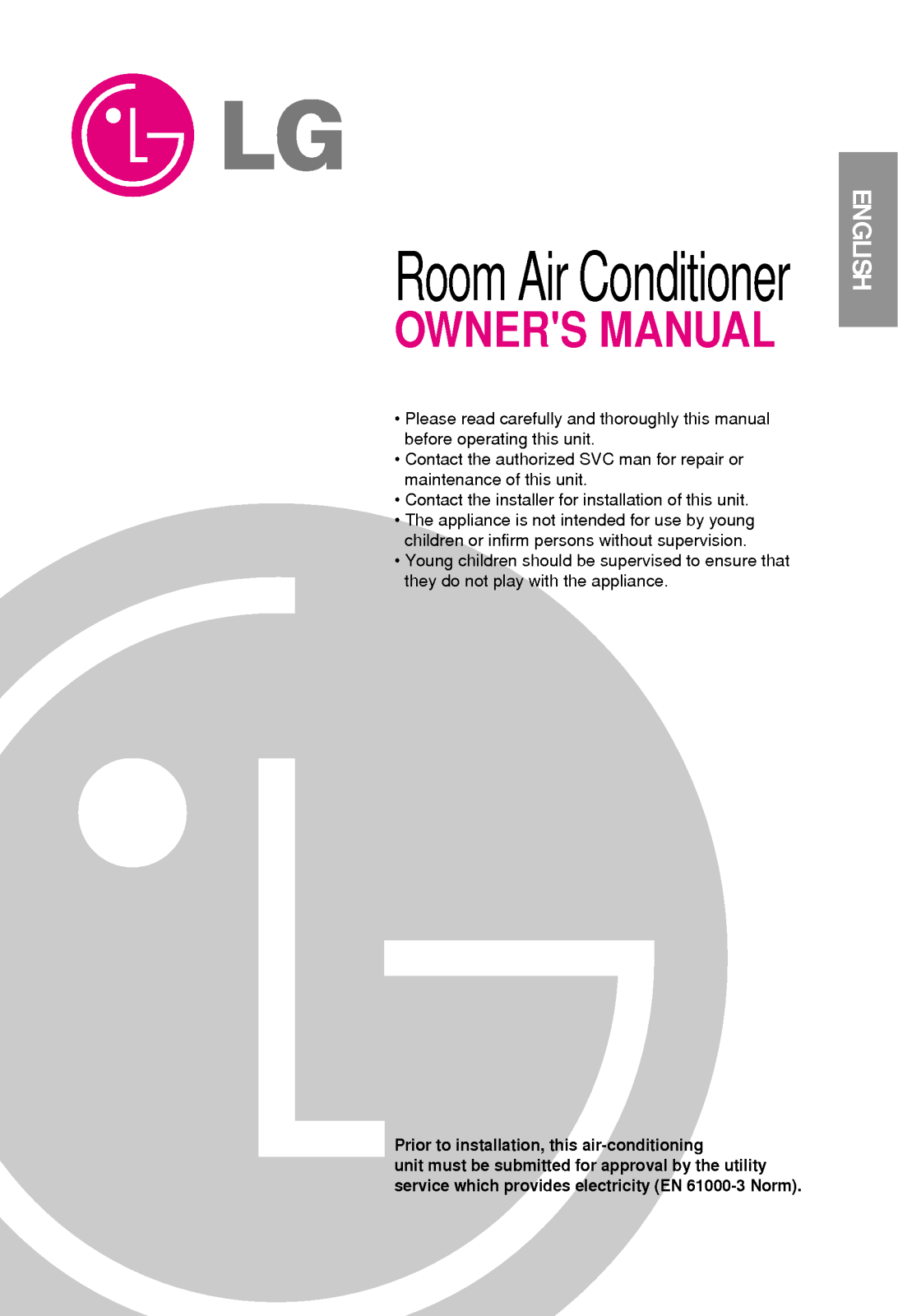 LG FMN1260VAM, FMN0960VAM, FMN1260VAB, FMN0960VAB User Manual