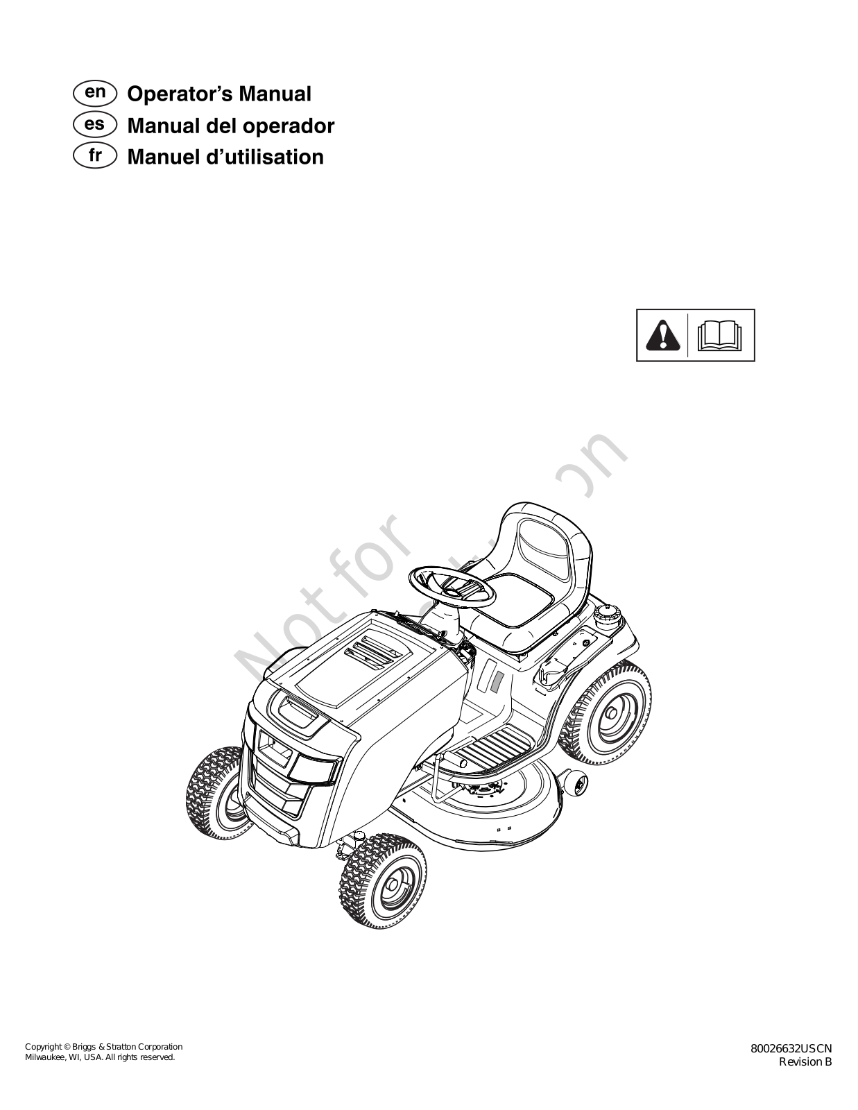 Snapper 2691504 User Manual