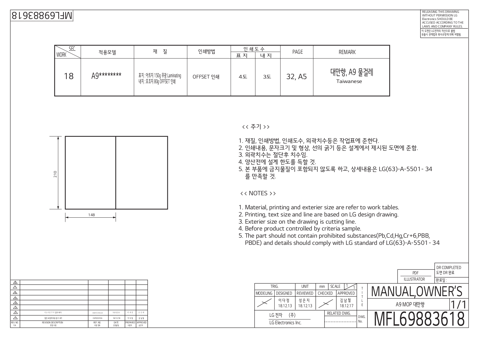 LG A9PADVANCE2 User manual