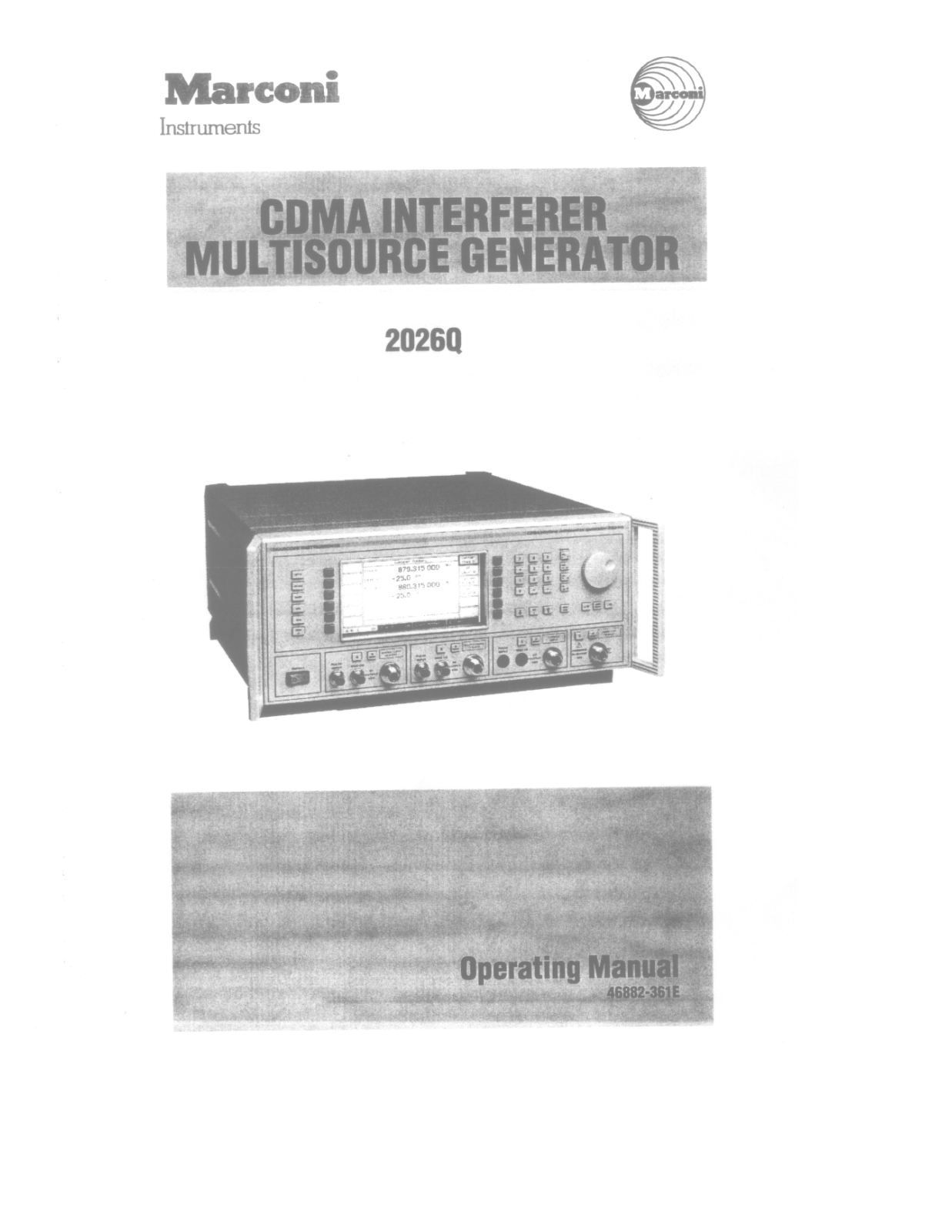 Marconi 2026Q User Manual