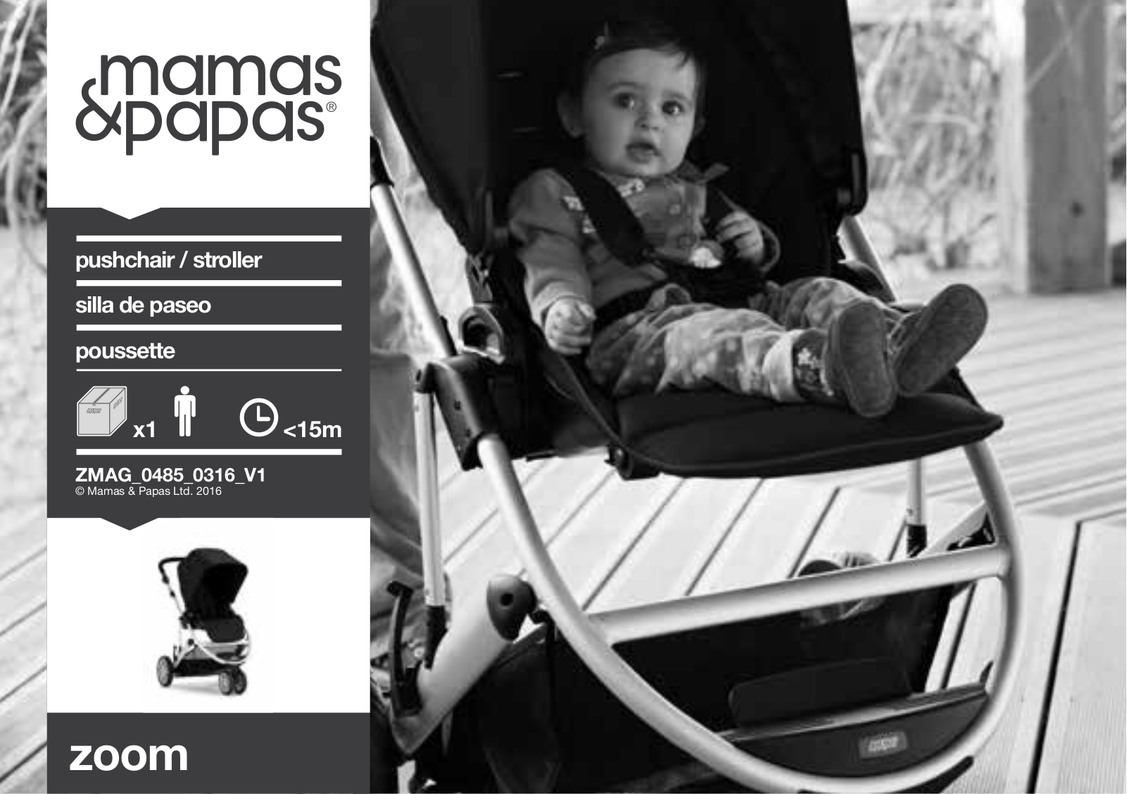 Mamas & Papas zoom Instruction manual