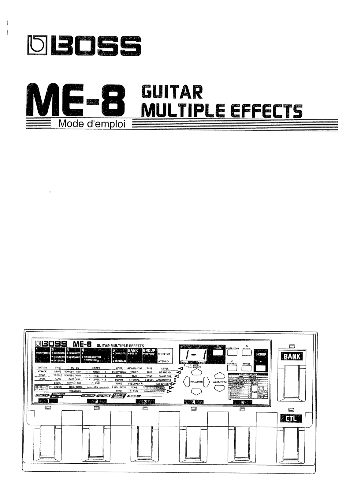 BOSS ME-8 User Manual