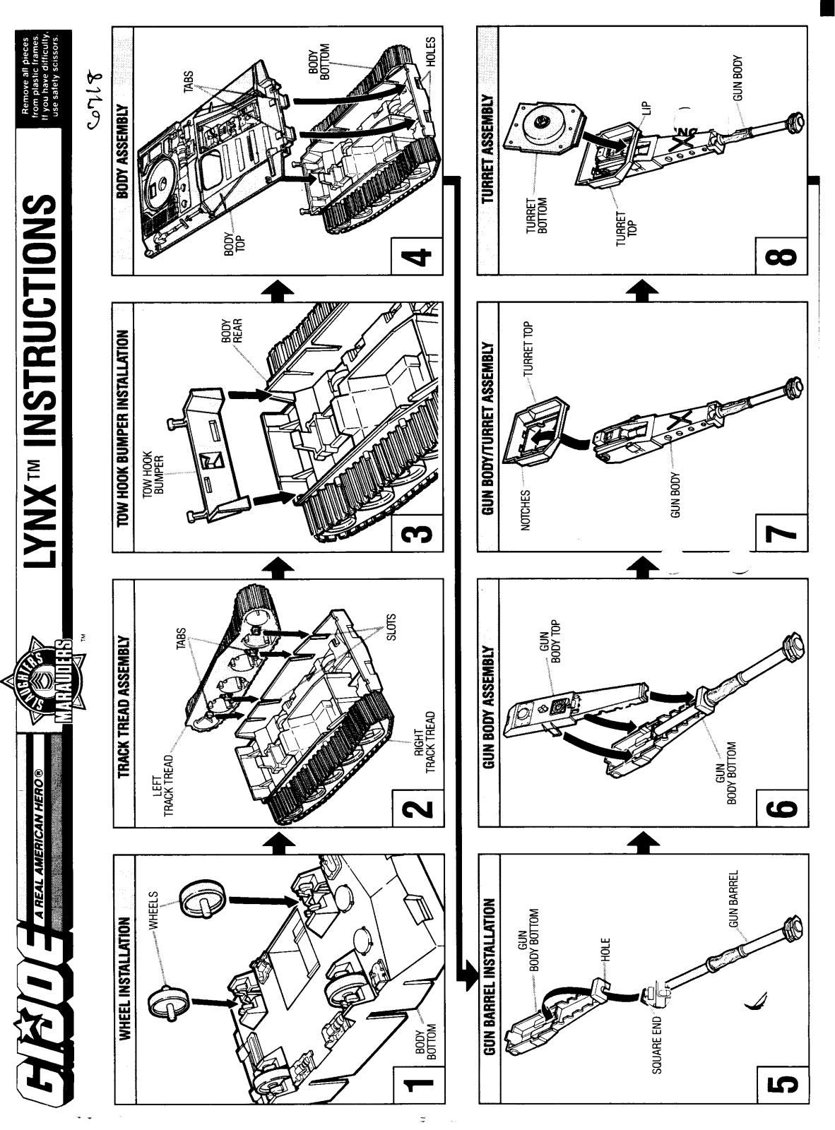 HASBRO GIJoe Lynx User Manual