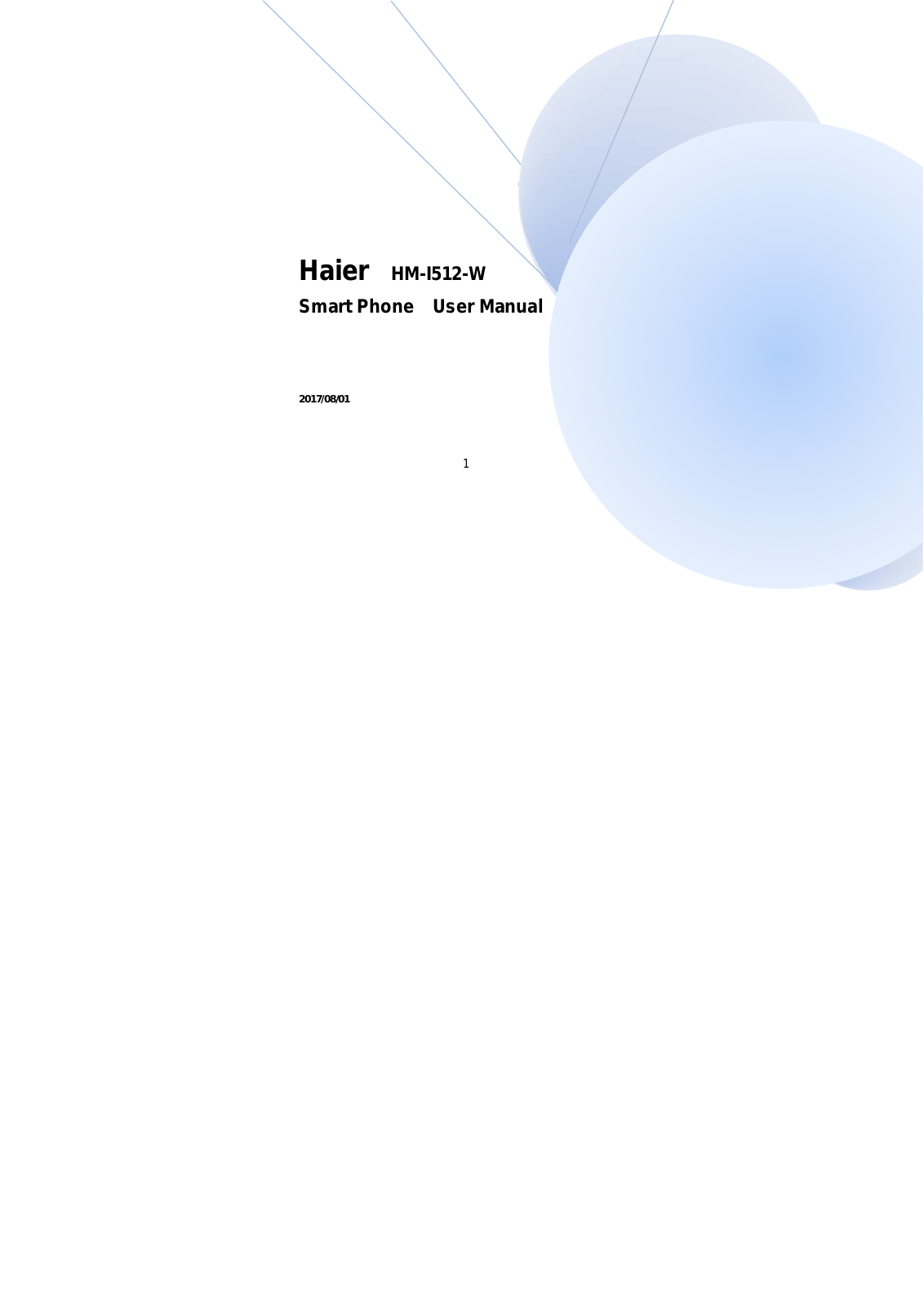 Haier Telecom 201708I512 User Manual