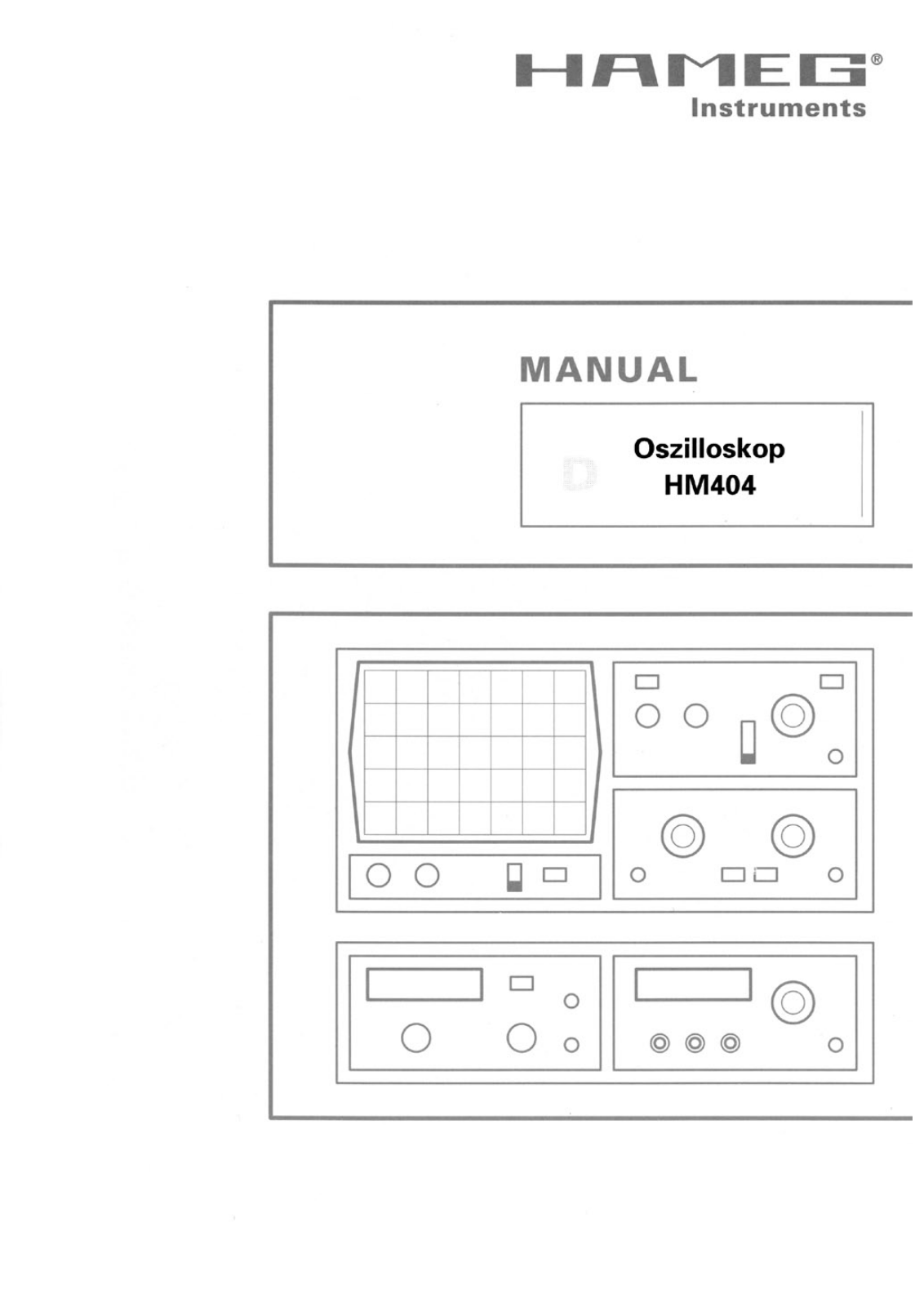 HAMEG HM404 User Guide