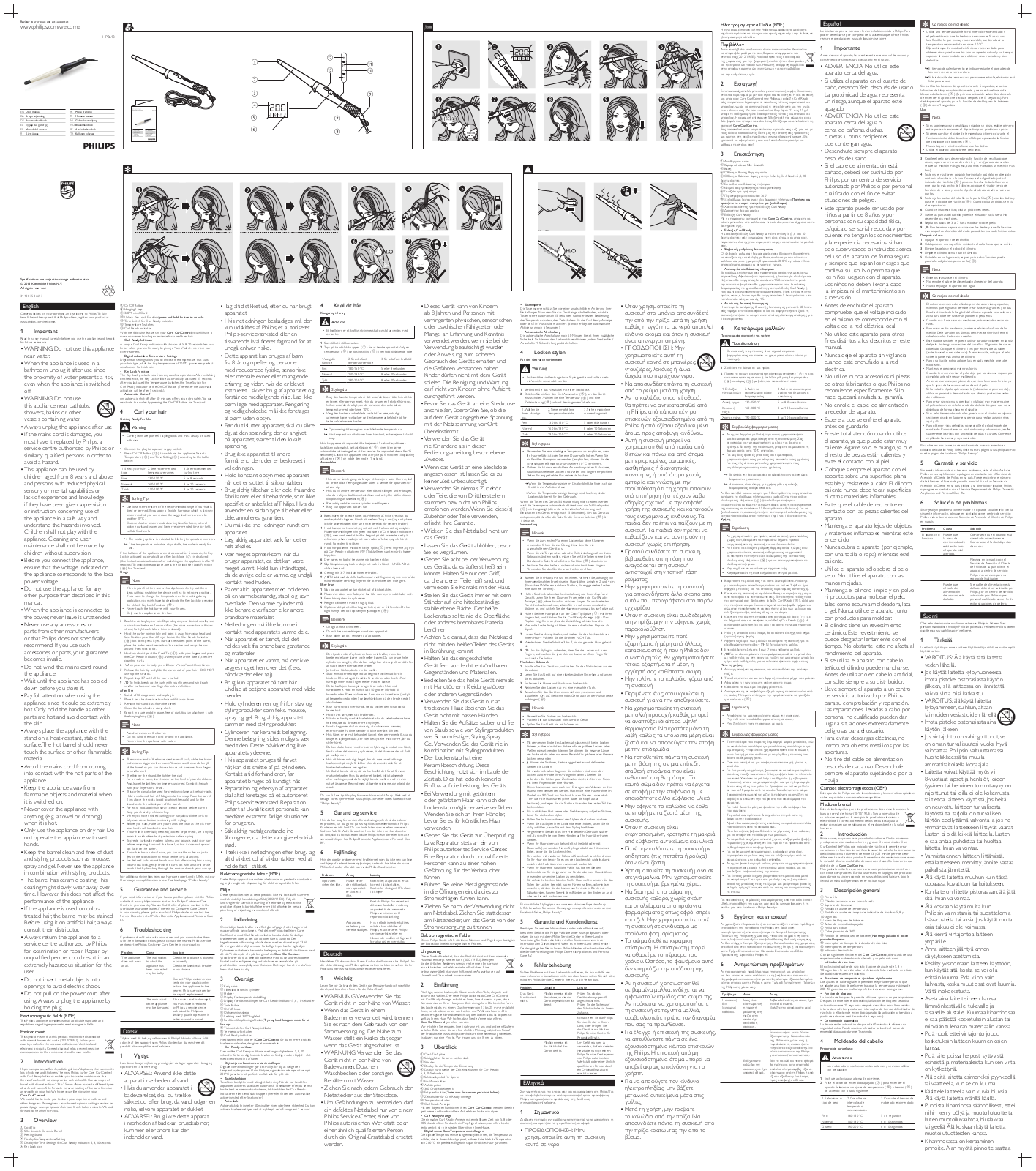 Philips HP8618 User Manual