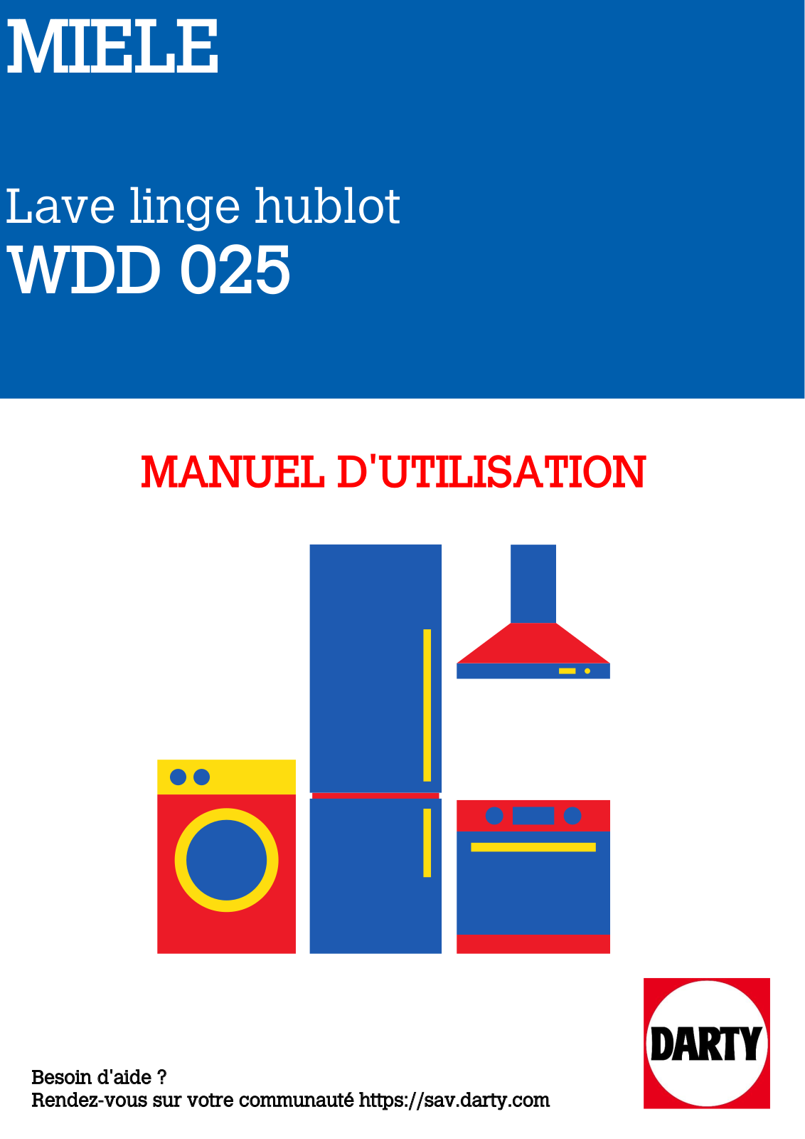 Miele WDD 025 User Manual