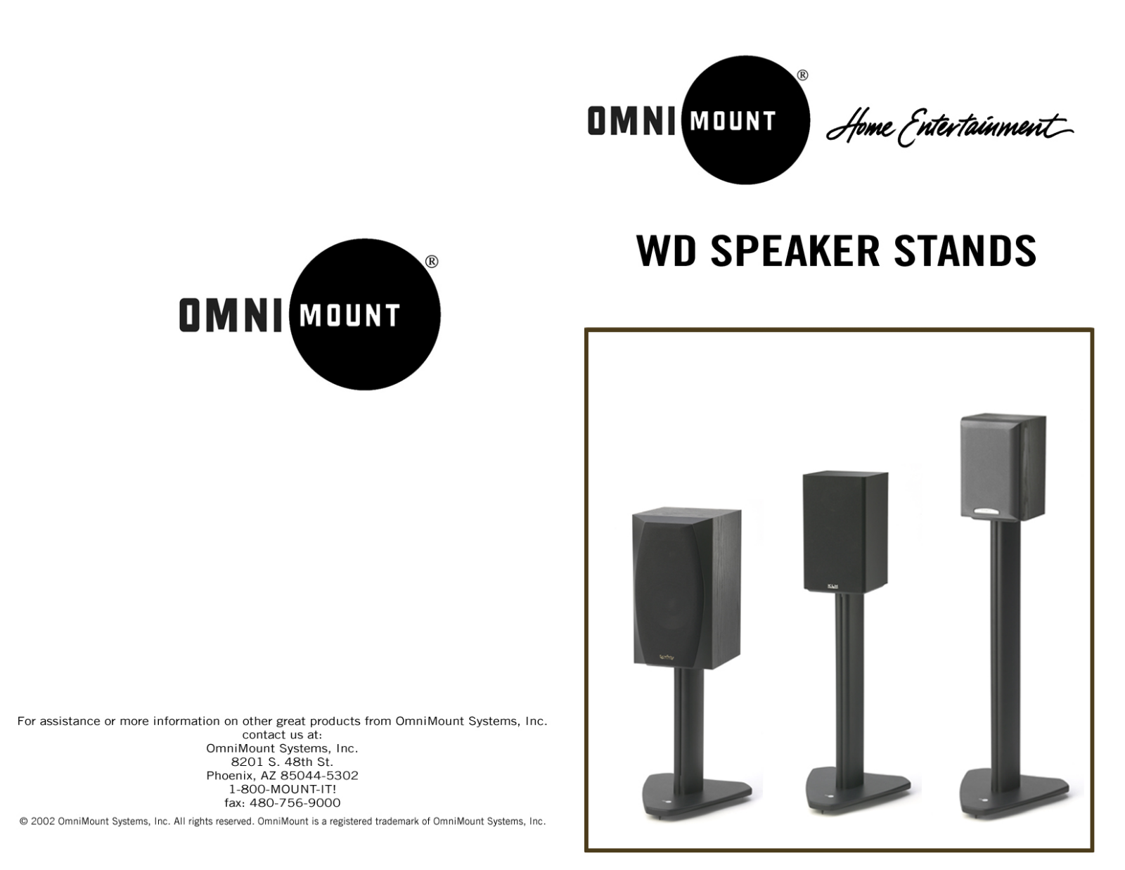 Omnimount WS31 User Manual