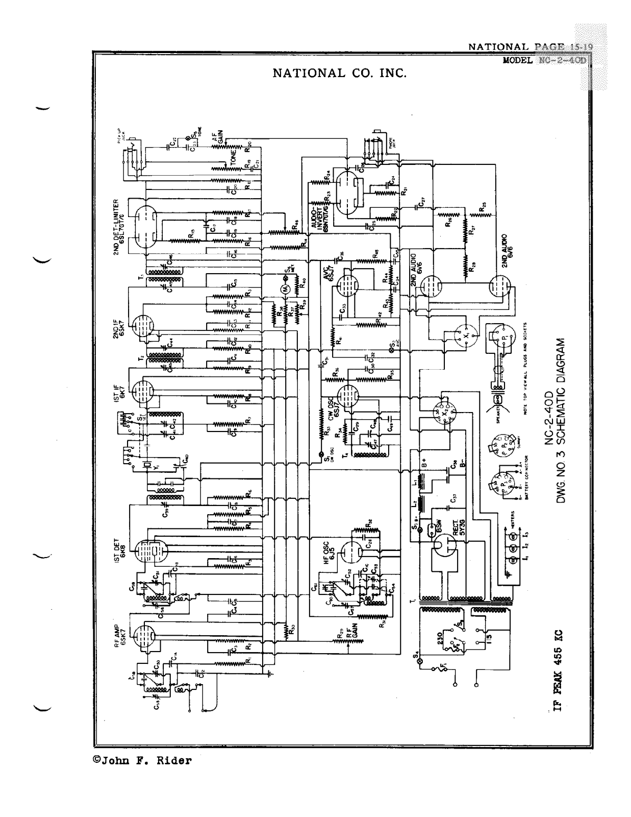 NATIONAL RADIO NC-2-40DR User Manual