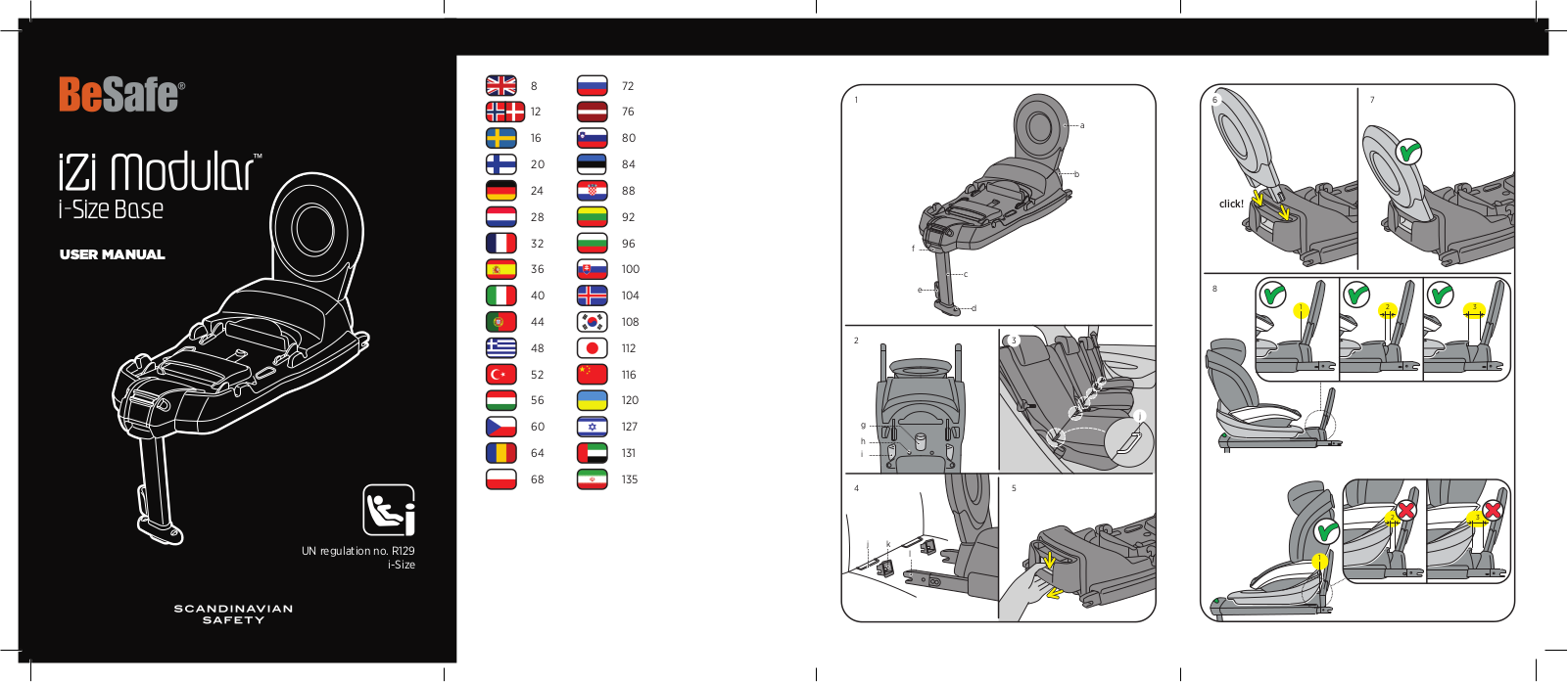 BeSafe iZi modular i-Size base User Manual