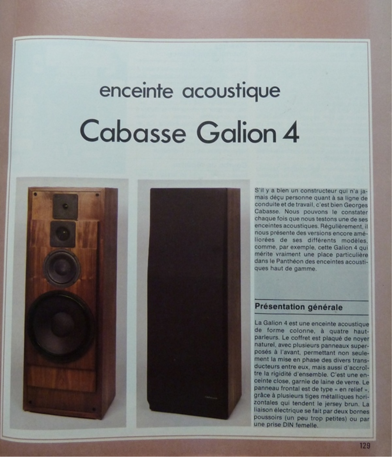 Cabasse Galion 4 User guide - ManualMachine.com