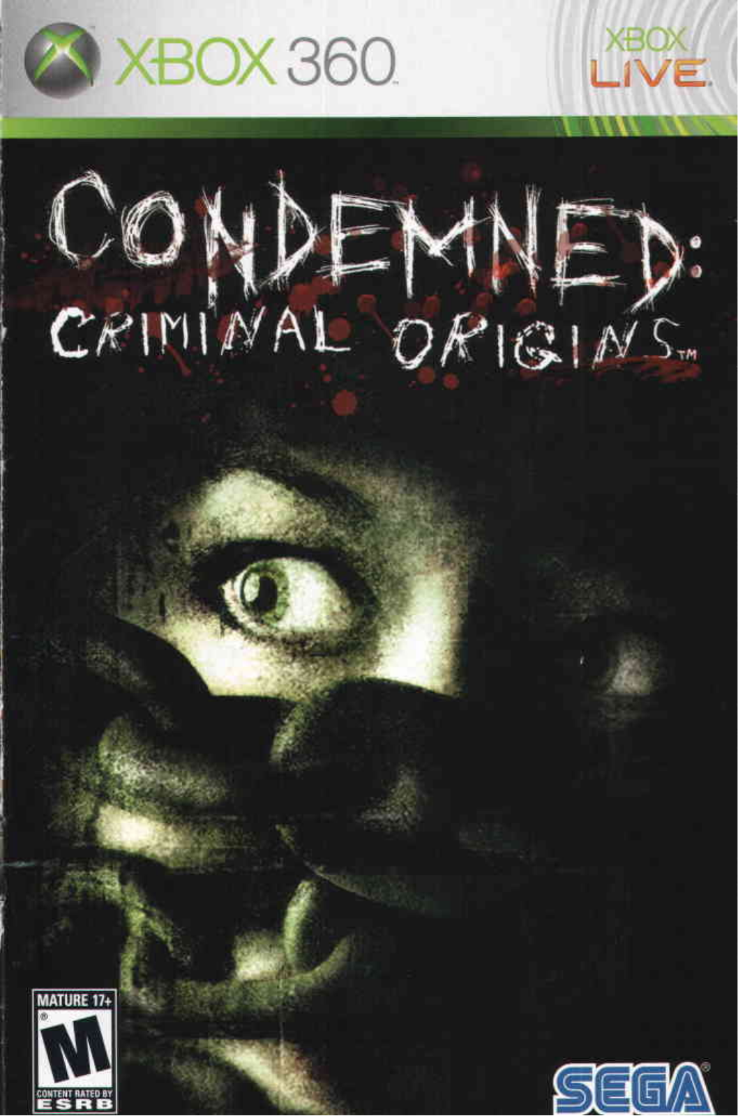 Games Microsoft XBOX 360 CONDEMNED User Manual