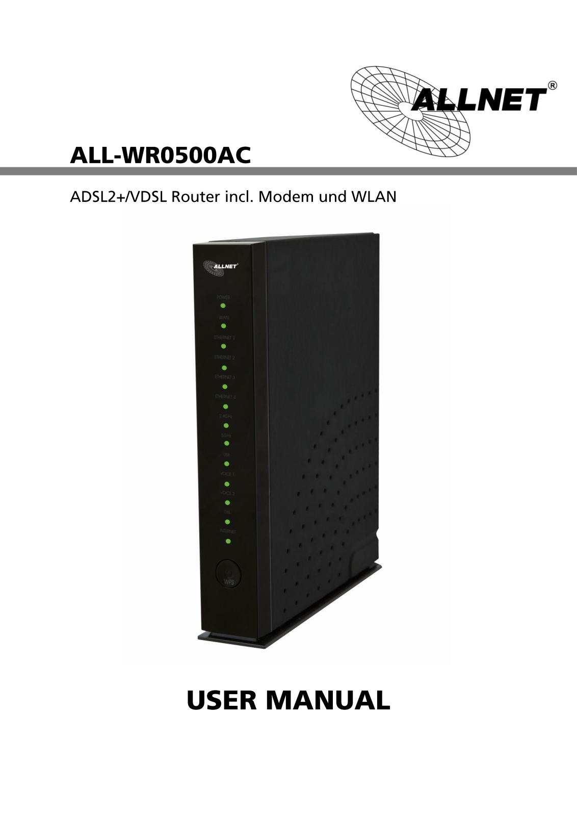 Allnet ALL-WR0500AC operation manual