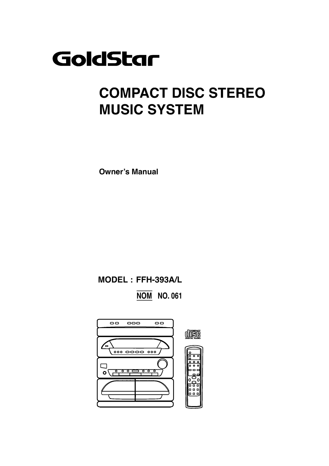 LG FFH-393A User Manual