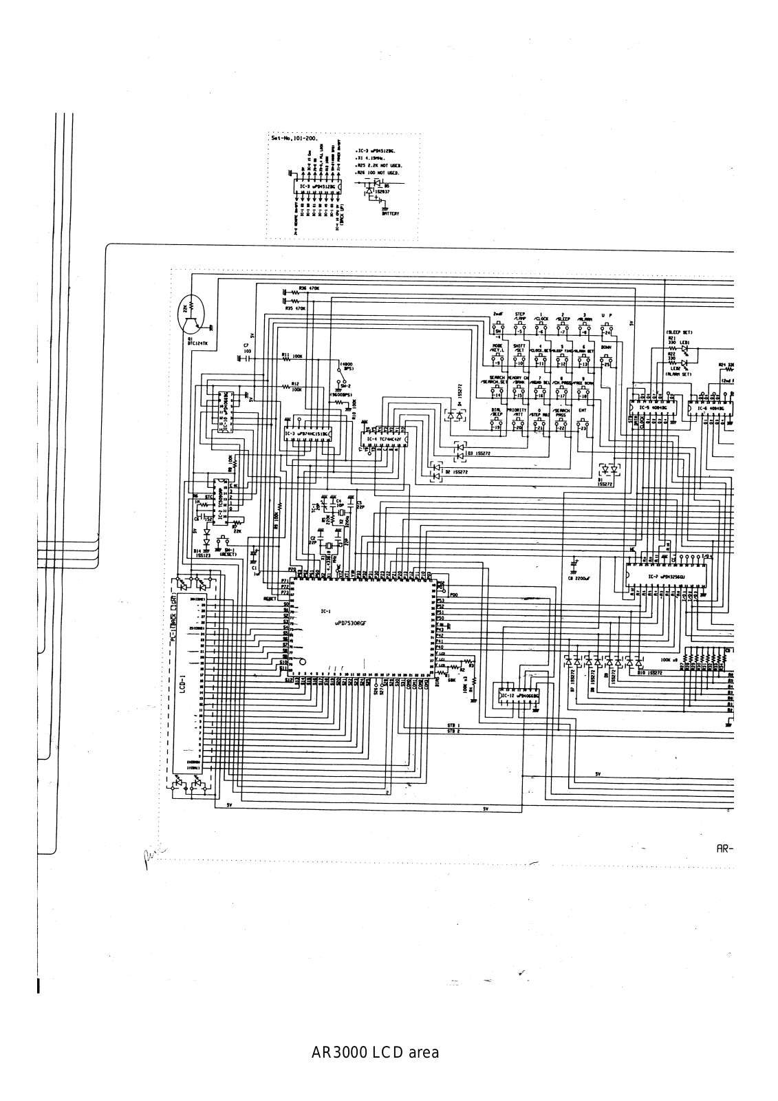 AOR AR3000A Schematics LCD