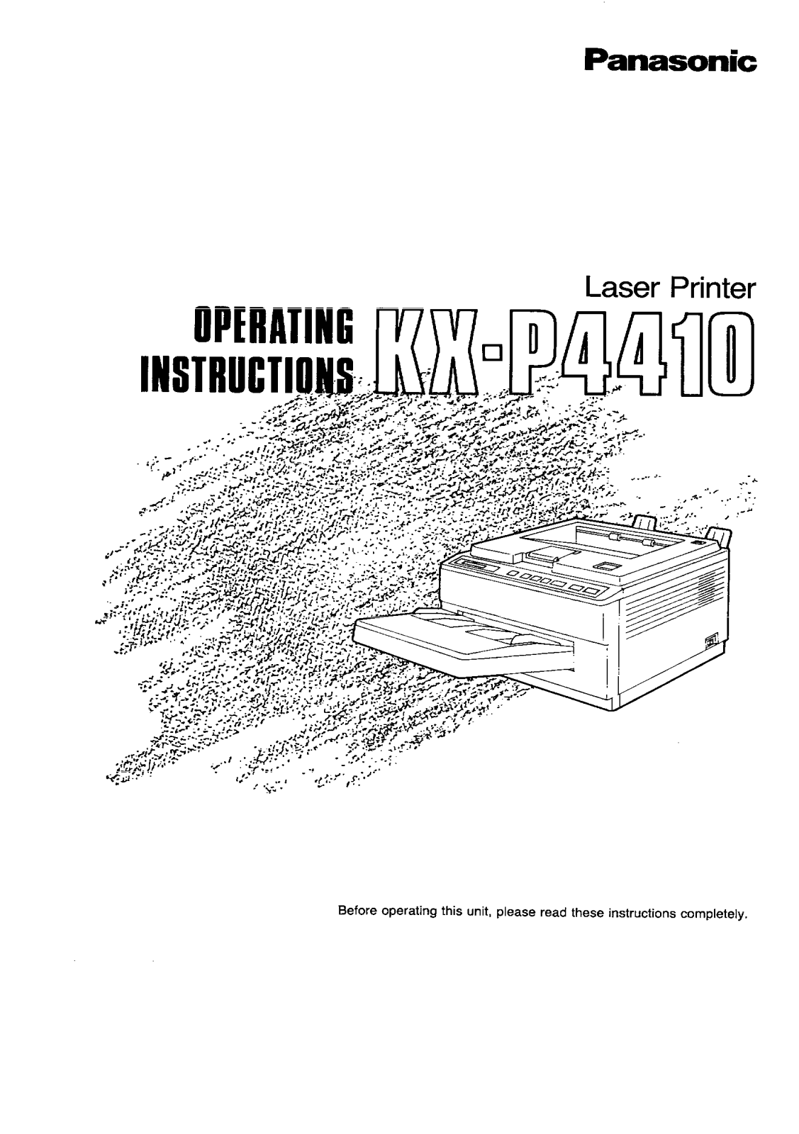 Panasonic KX-P4410 User Manual