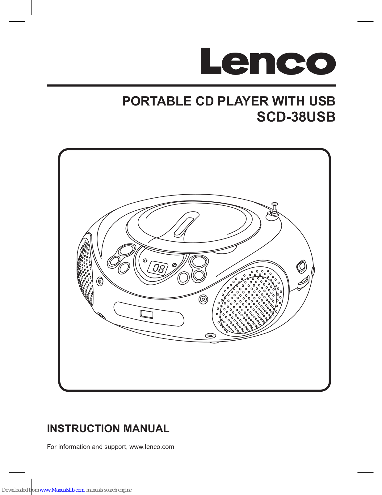 LENCO SCD-40 Instruction Manual