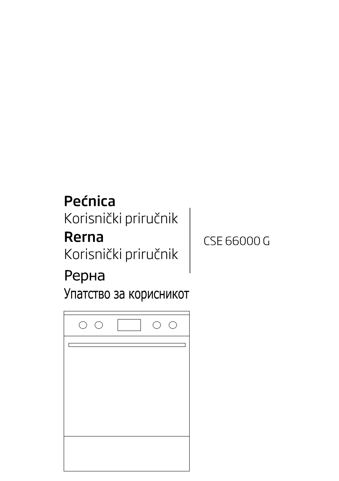 Beko CSE66000G User manual