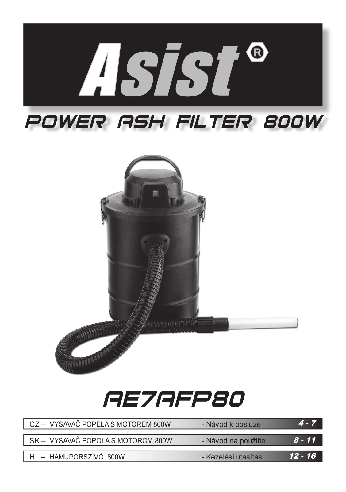 Asist AE7AFP80 User Manual