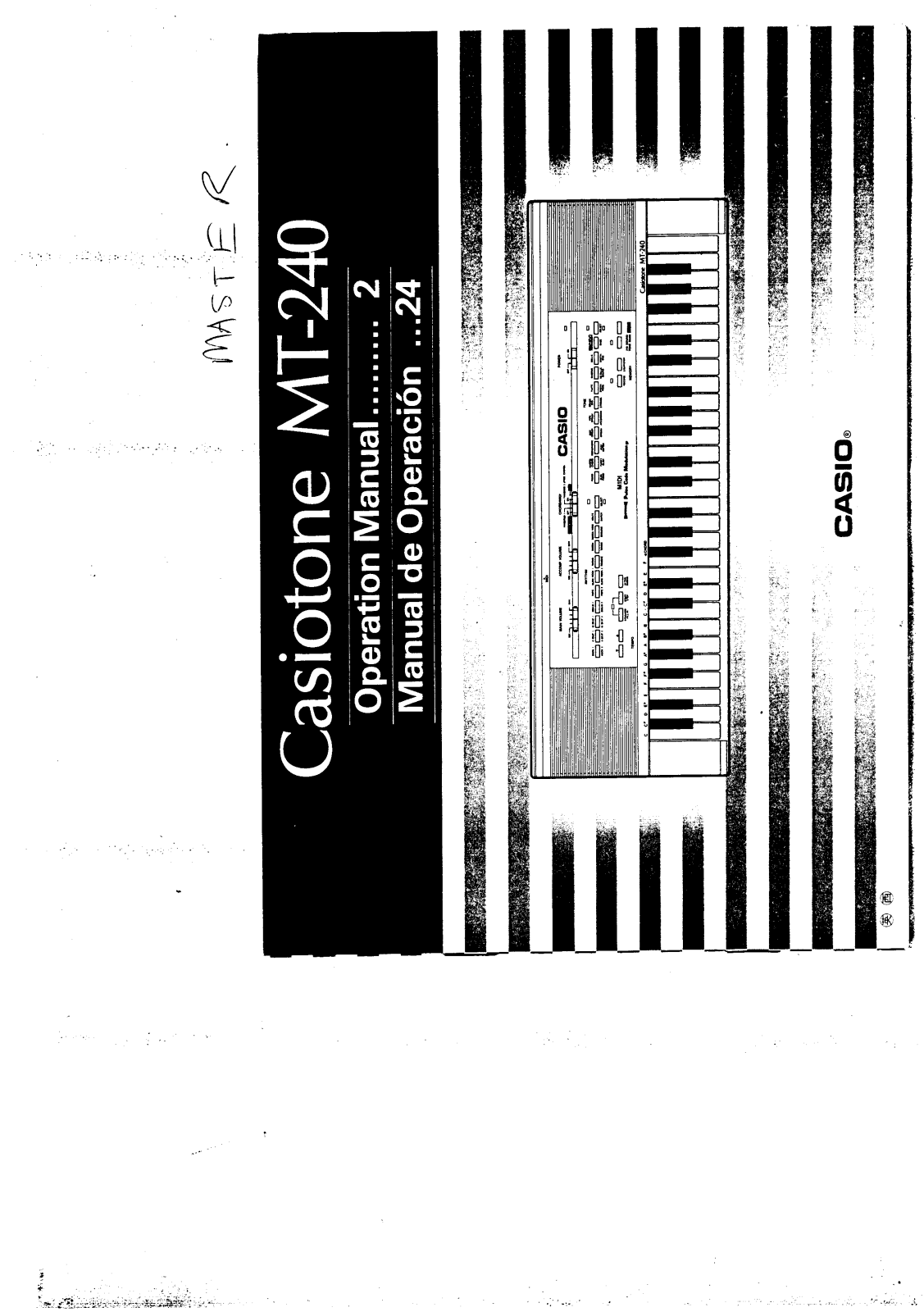 Casio MT-240 User Manual
