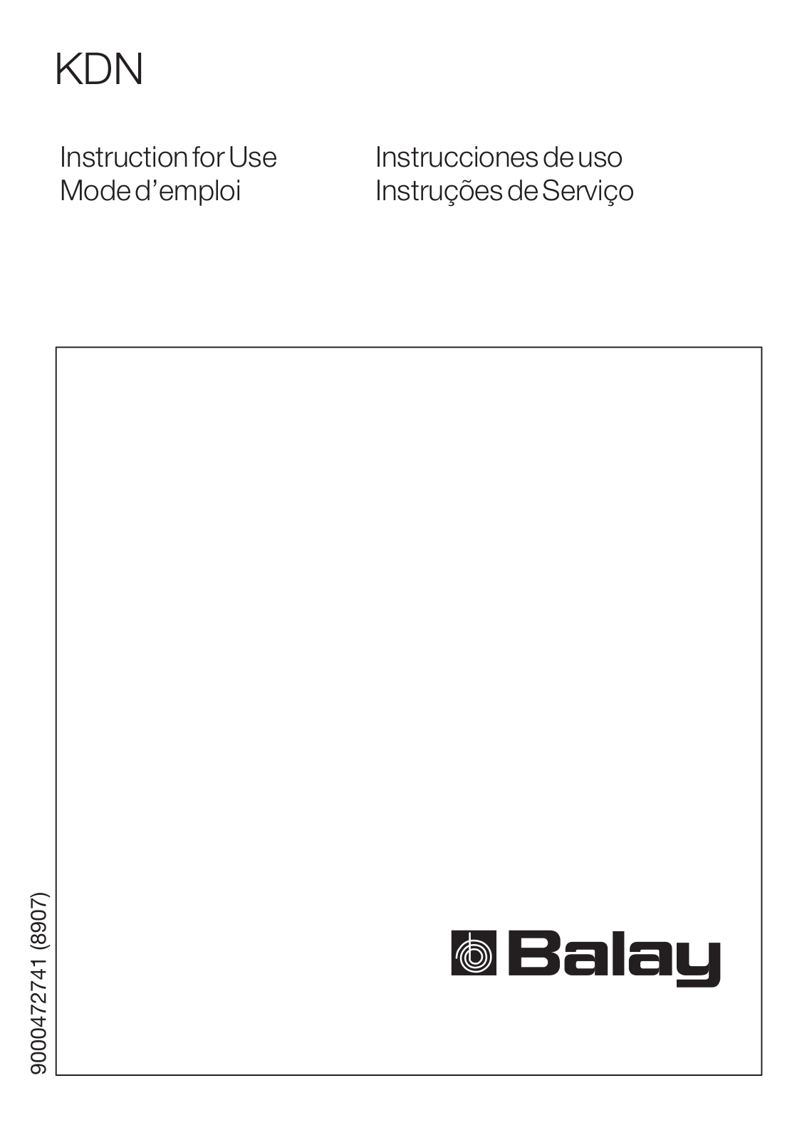 Balay 3FFP3665 User Manual