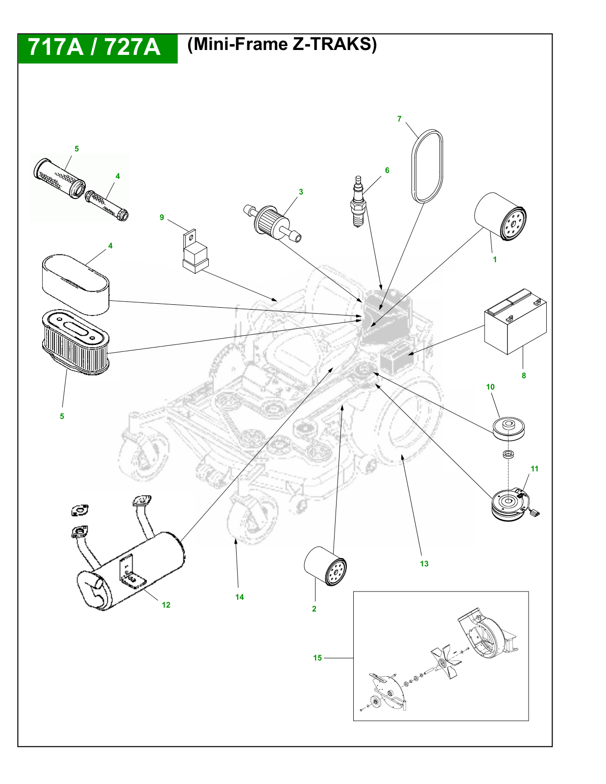 John Deere Z-traks 727A, Z-traks 717A User Manual