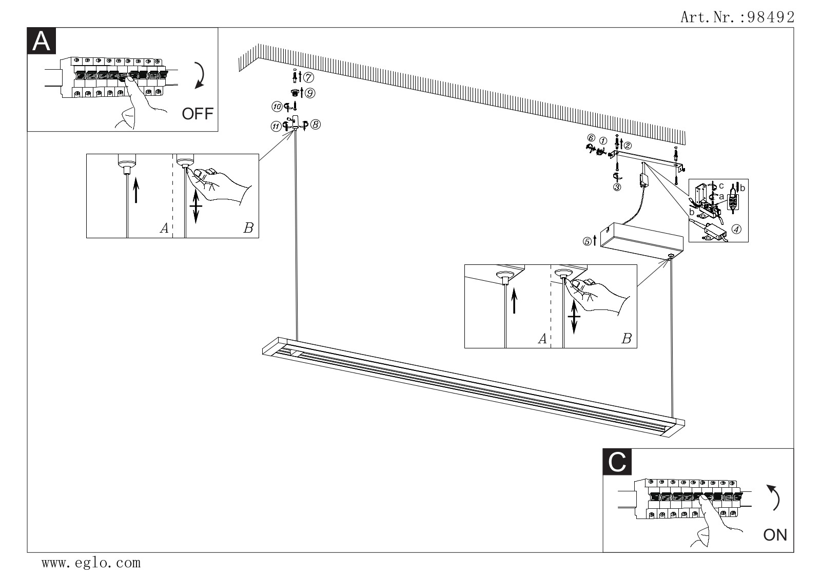 Eglo 98492 User manual