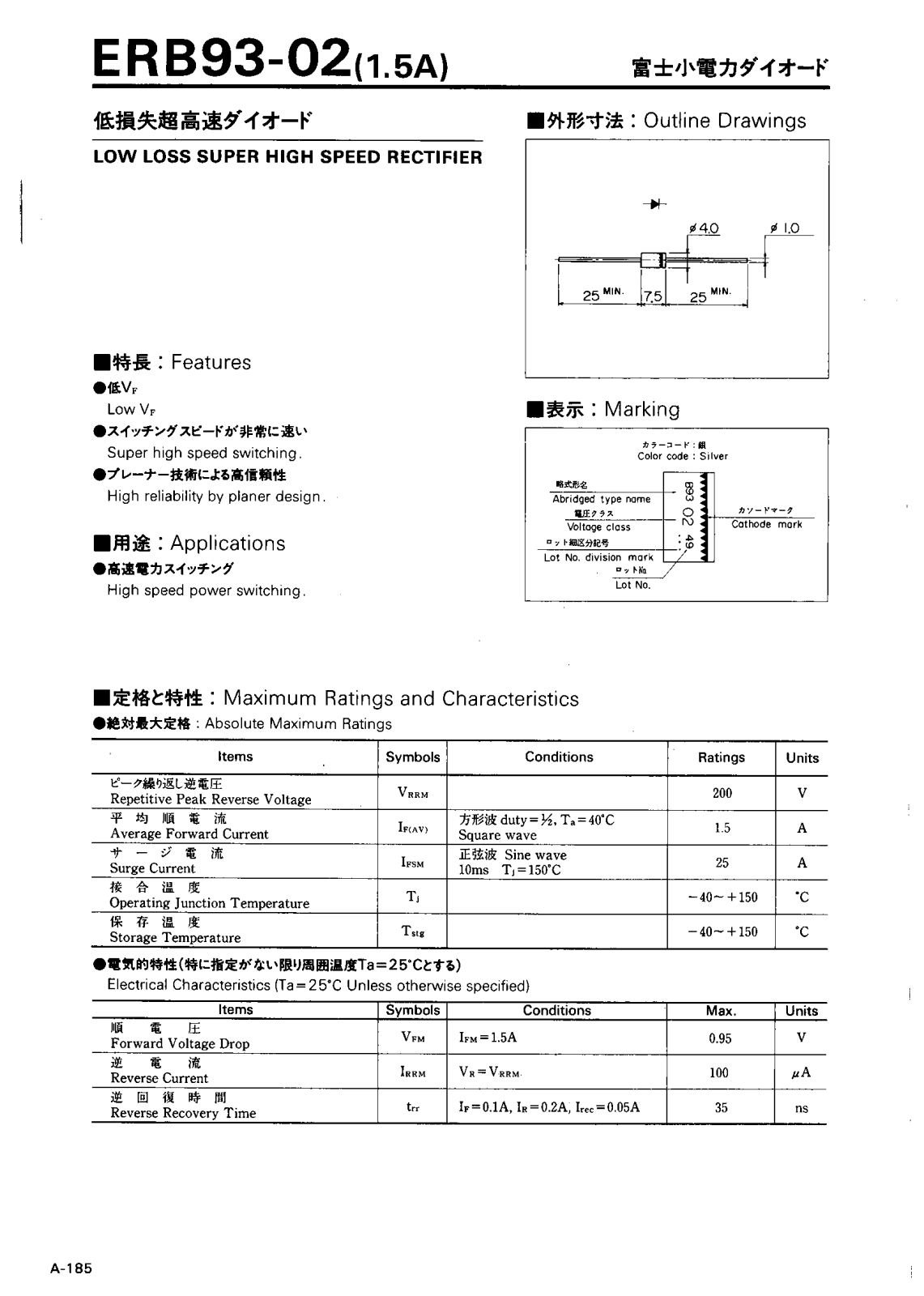 CALLM ERB93-02 Datasheet