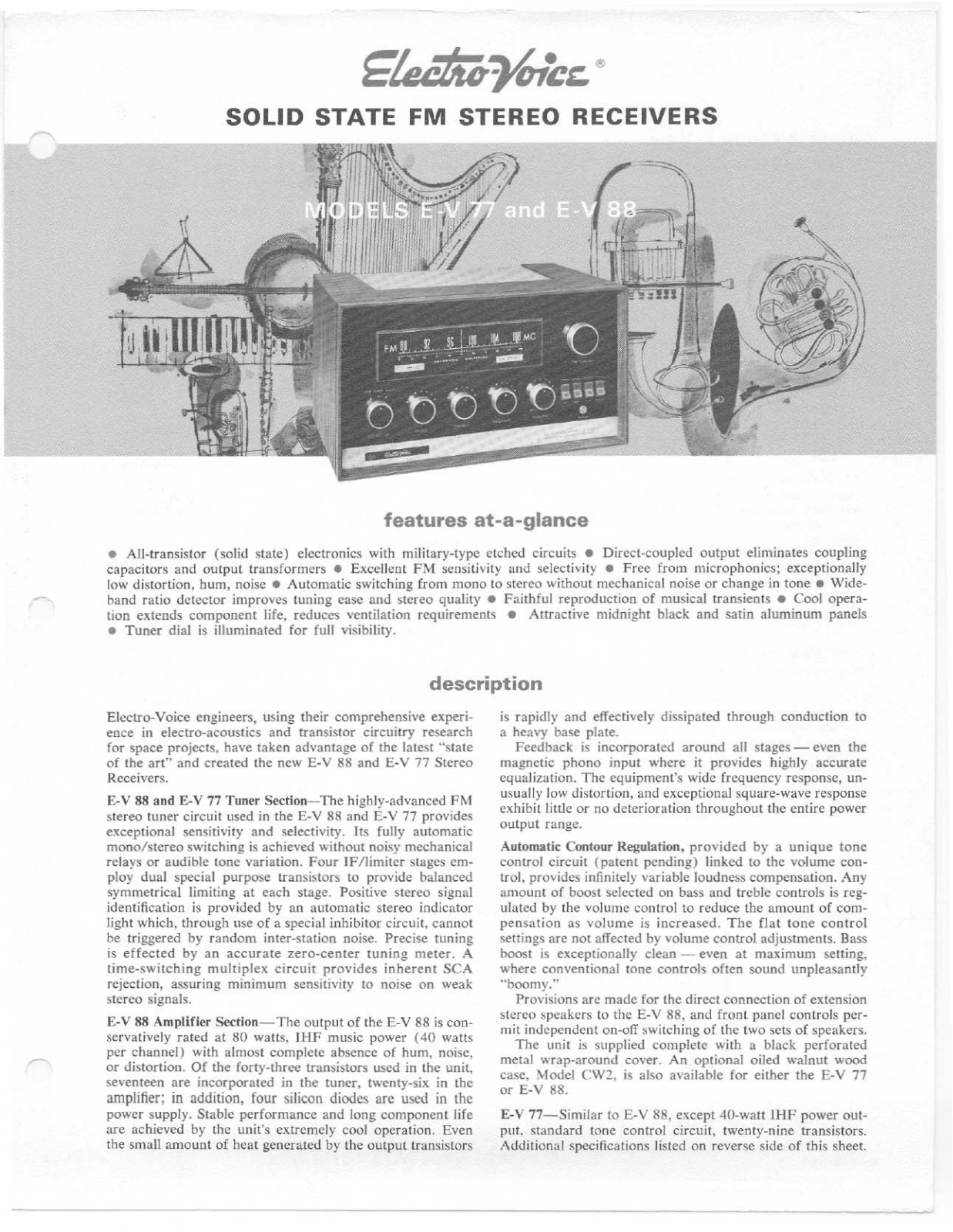 Electro-Voice EV-88 Brochure