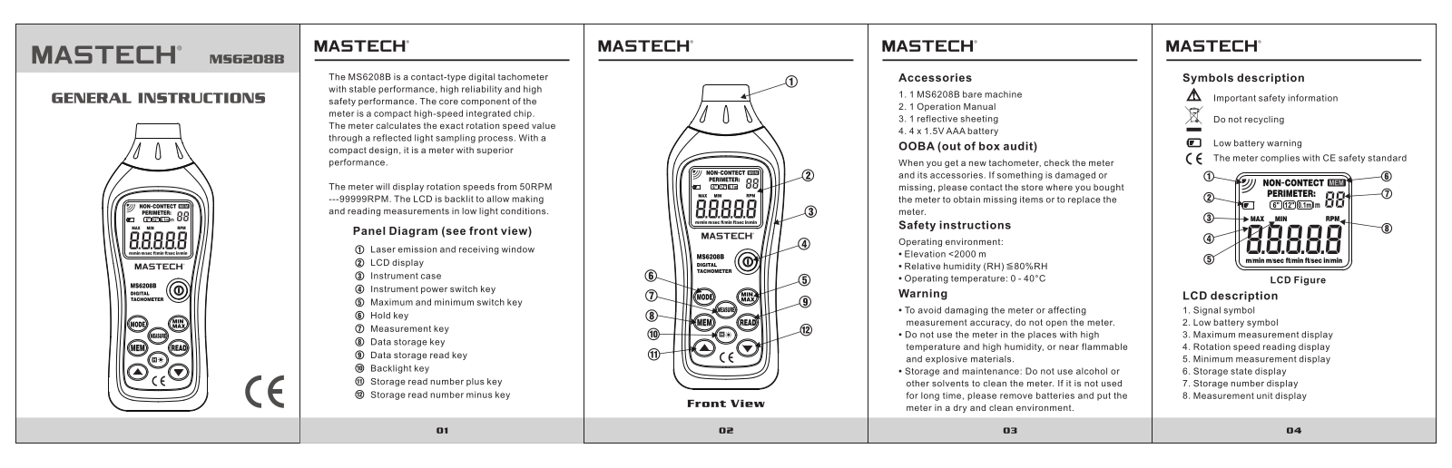 MASTECH MS6208B User guide - ManualMachine.com