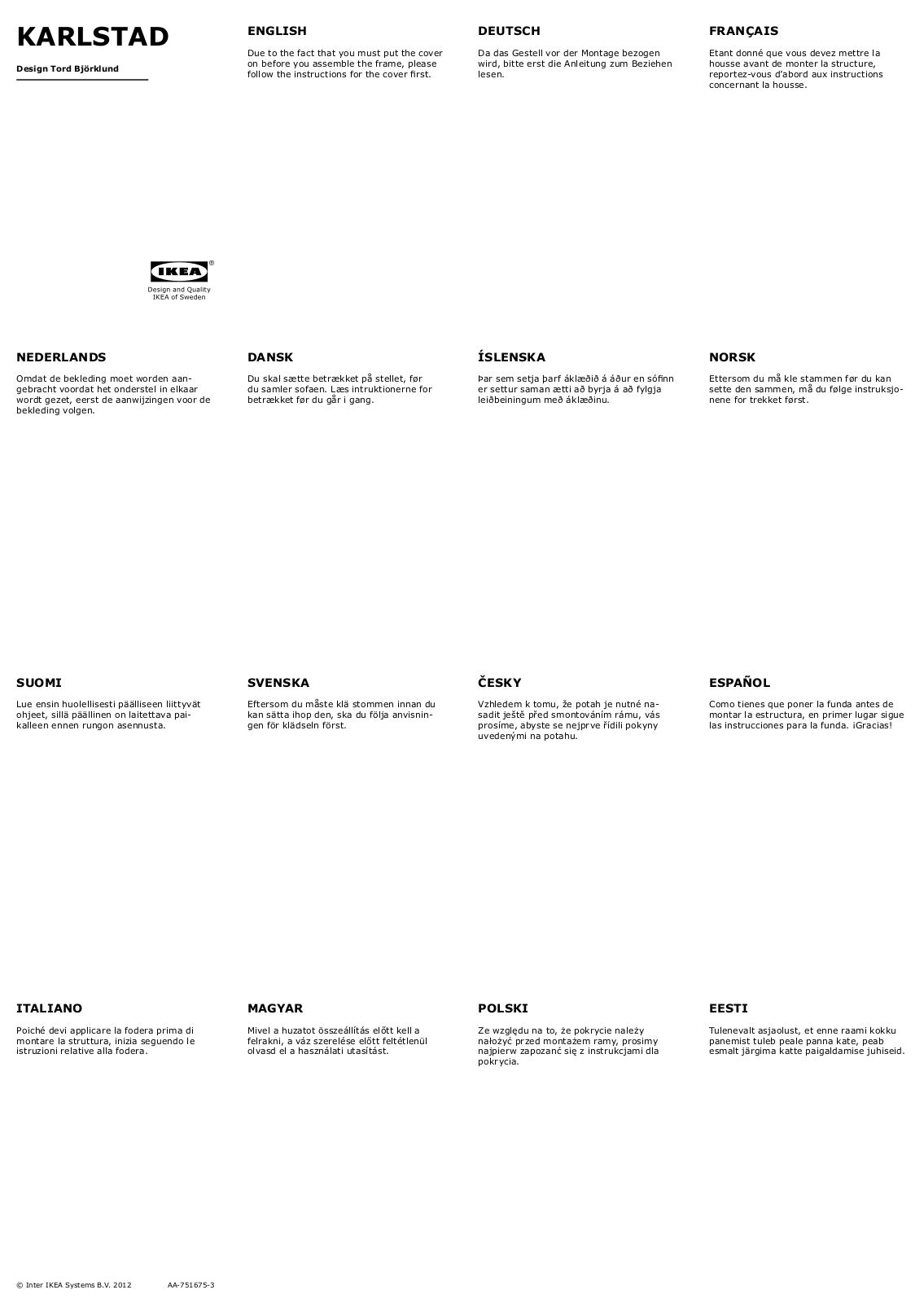 Ikea S39132702 User Manual