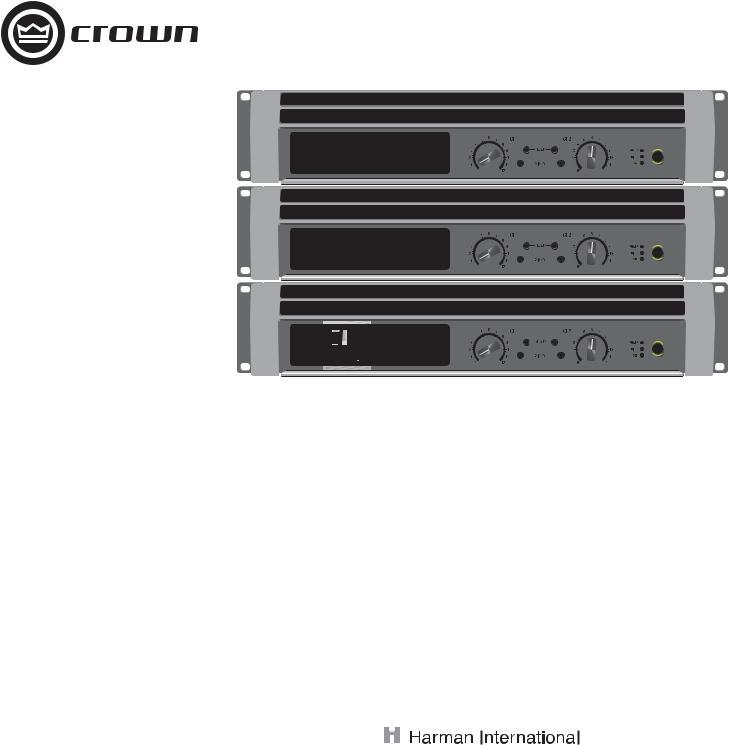 Crown Audio MA-9000i, MA-5000i, MA-12000i User Manual