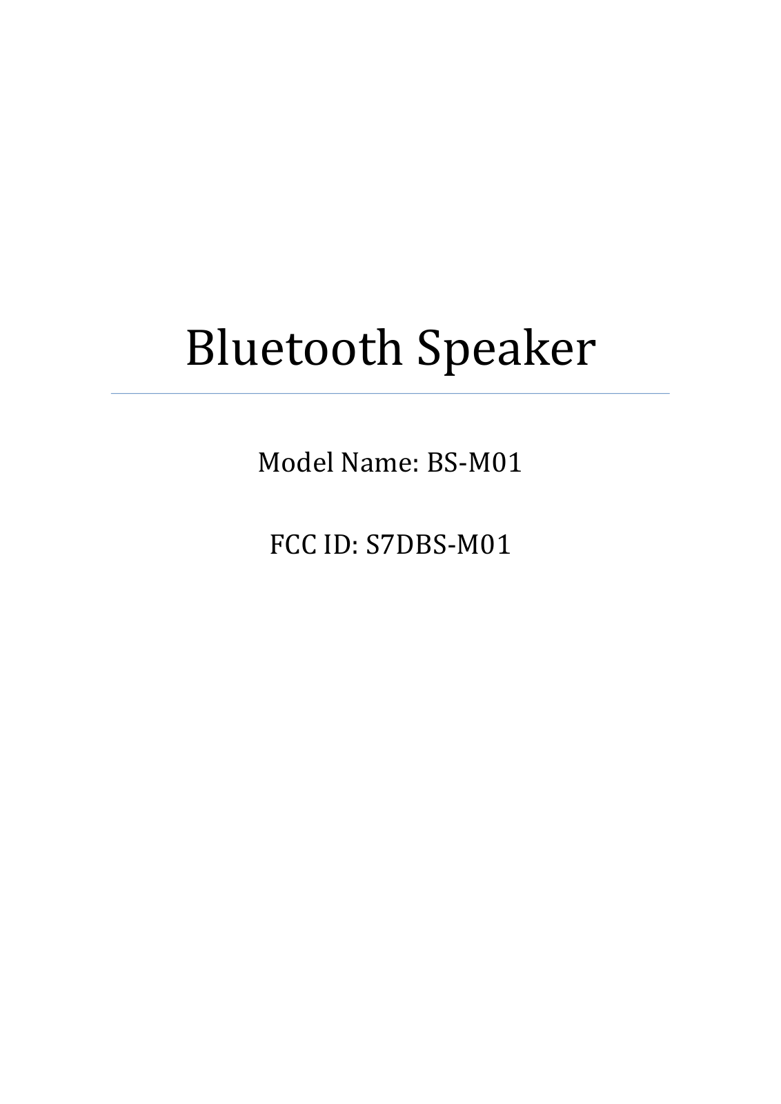 MAGIT BS M01 User Manual