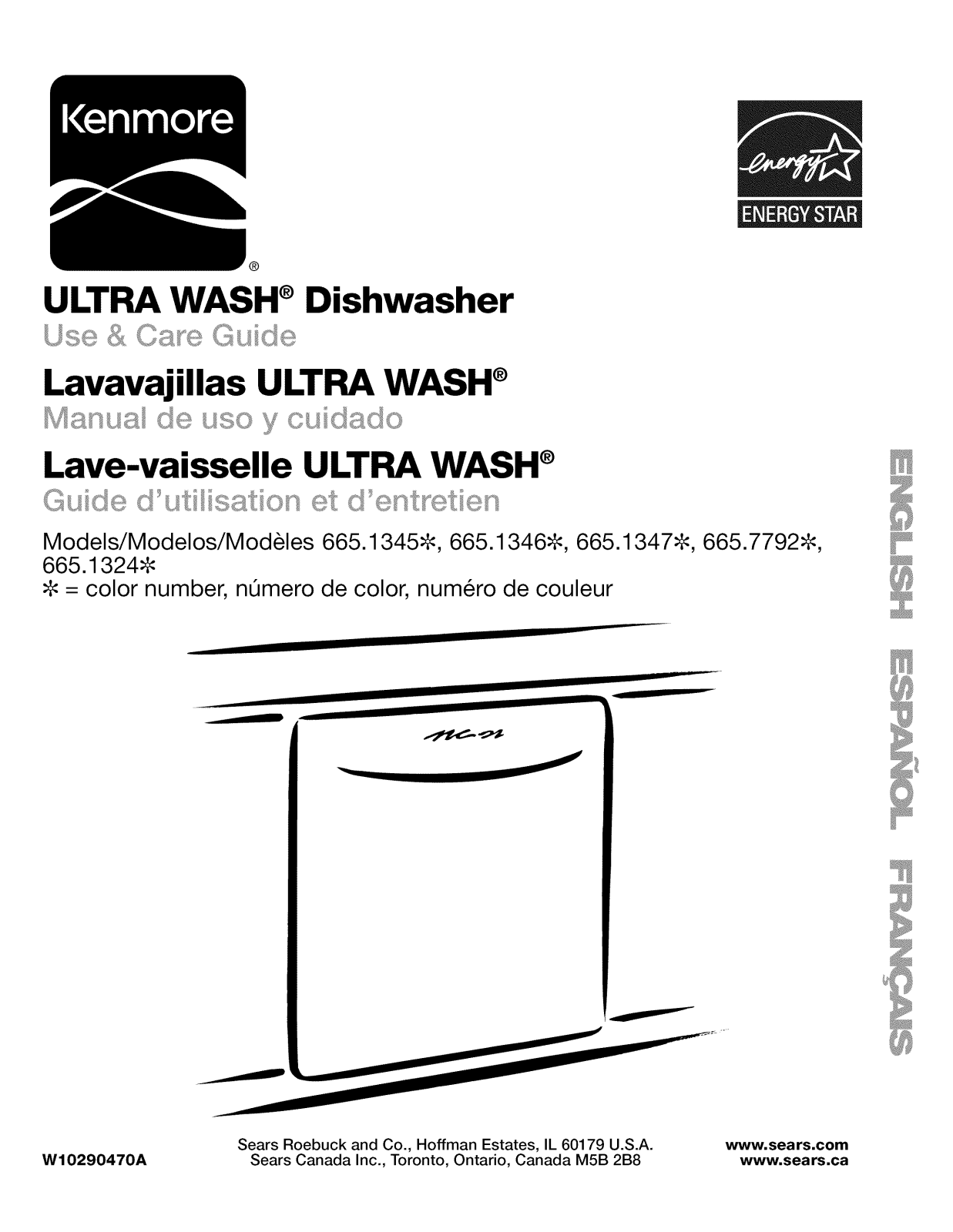 Kenmore 665.13455, 665.13475, 665.13245, 665.77925, 665.13465 User Manual - ManualMachine.com