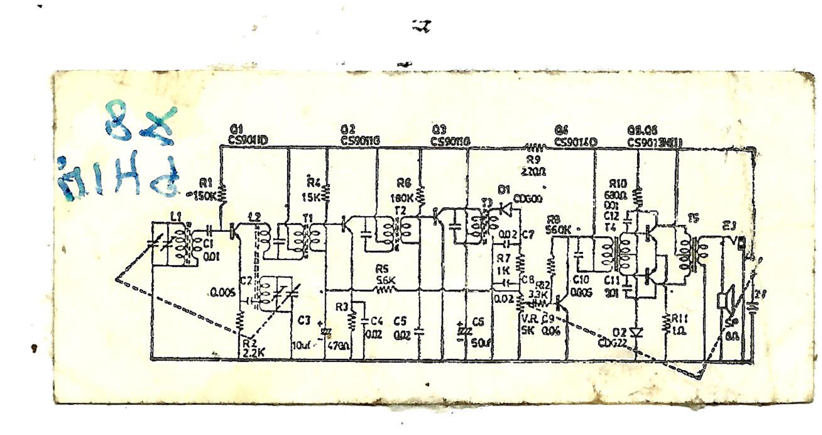 Philips 90AL78 Schematic