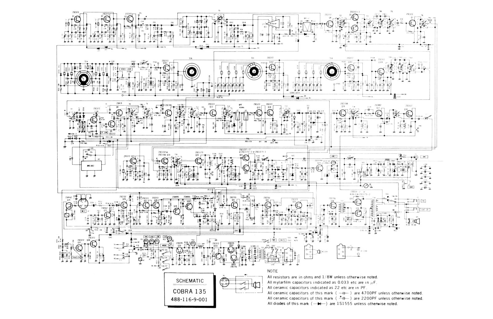 Cobra 132, 135 Owner's Manual