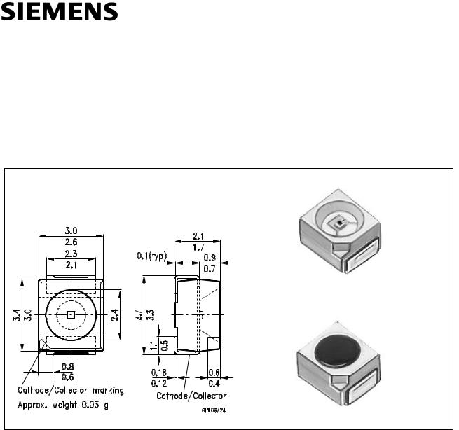 Siemens SFH320, SFH320-3, SFH320-4, SFH320FA, SFH320FA-3 Datasheet