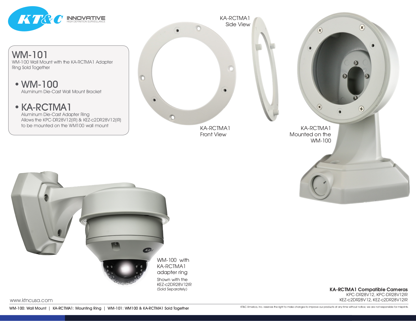 KT&C KA-RCTMA1 Specsheet